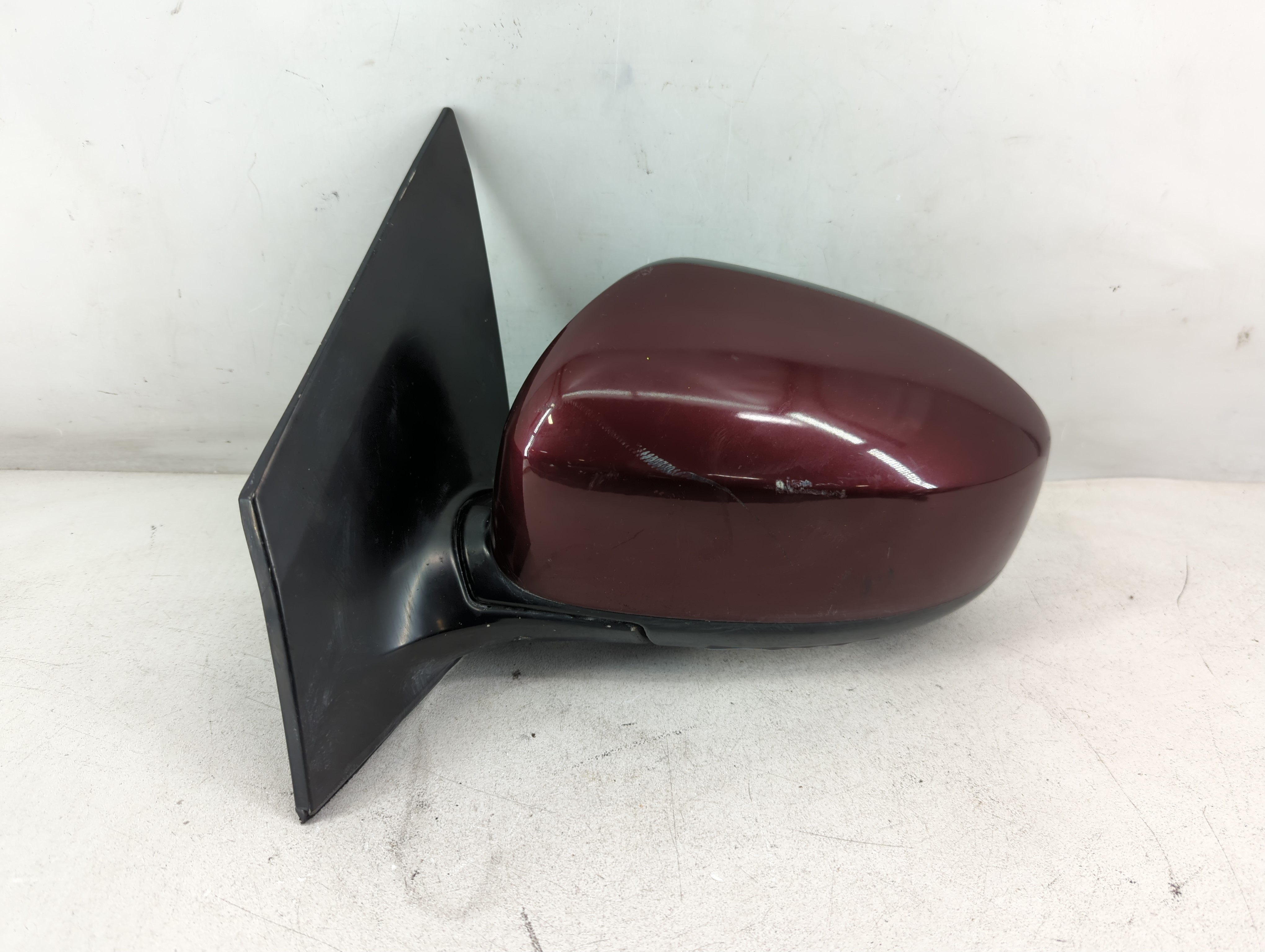 2009-2014 Nissan Murano Driver Left Side View Power Door Mirror Red 1053825 - Oemusedautoparts1.com
