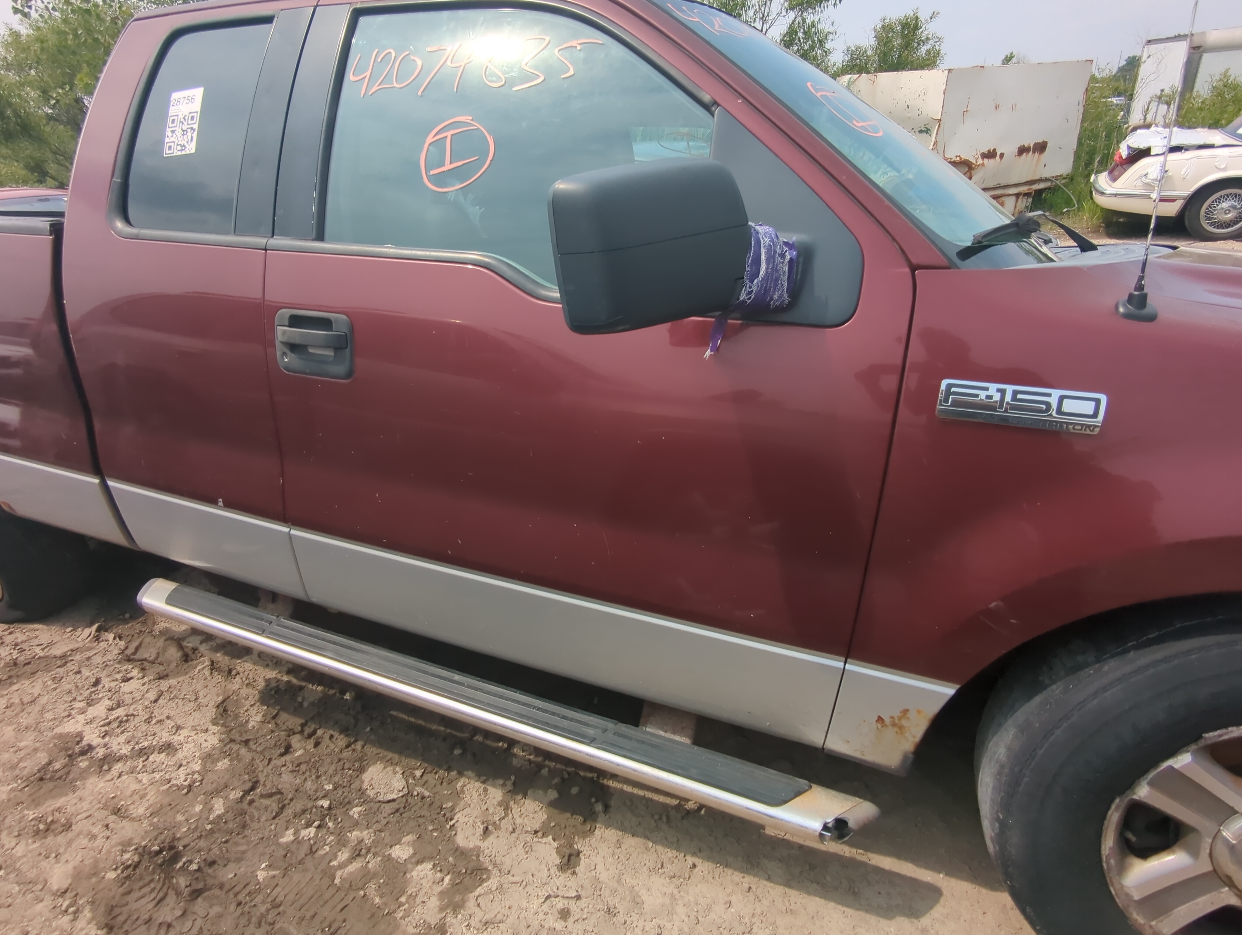 Picture of 2005-2008 Ford F-150 Passenger Front Door Oem 1054276