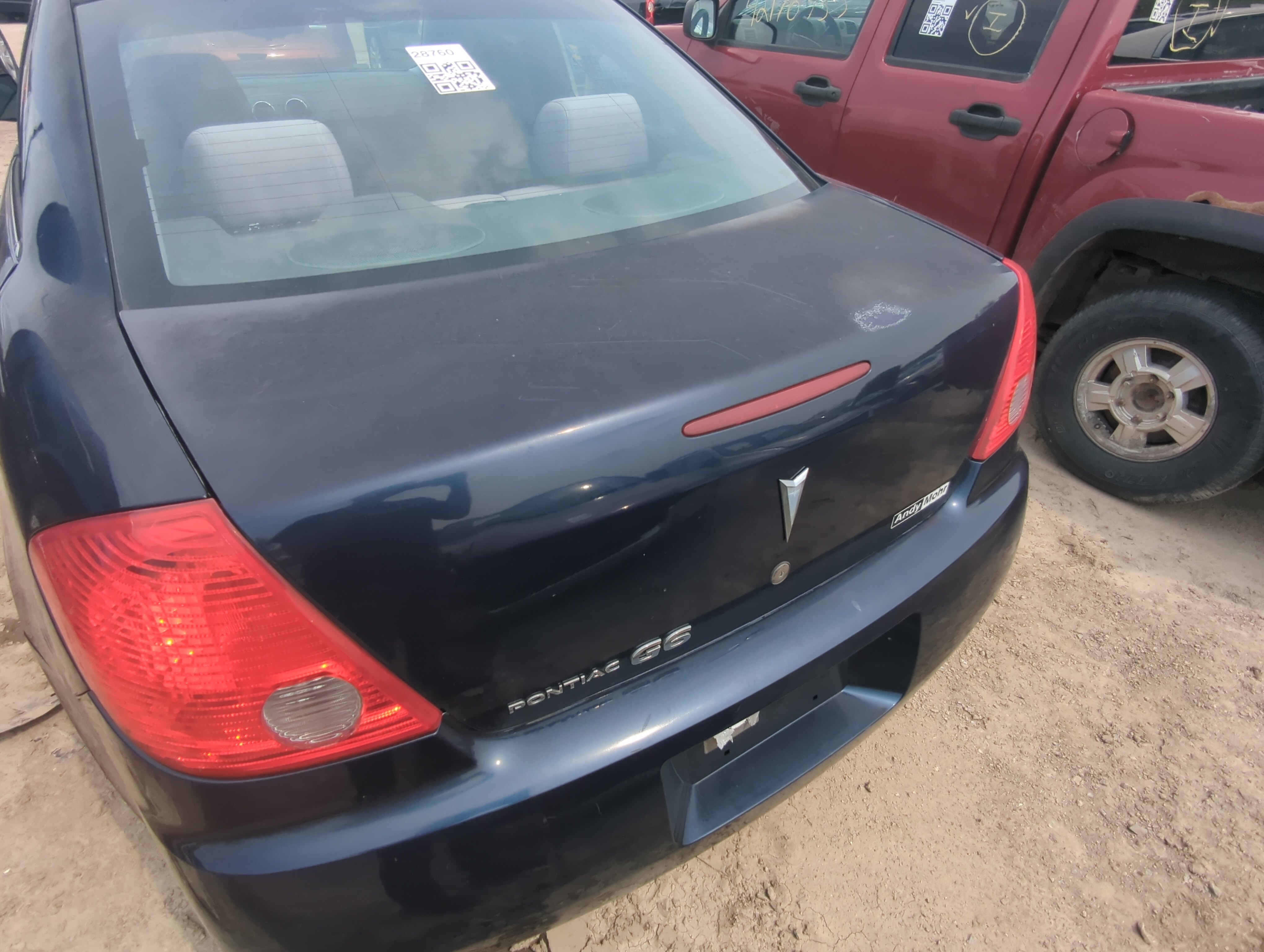 2005-2010 Pontiac G6 Trunk/decklid/hatch/tailgate Oem 1054493 - Oemusedautoparts1.com