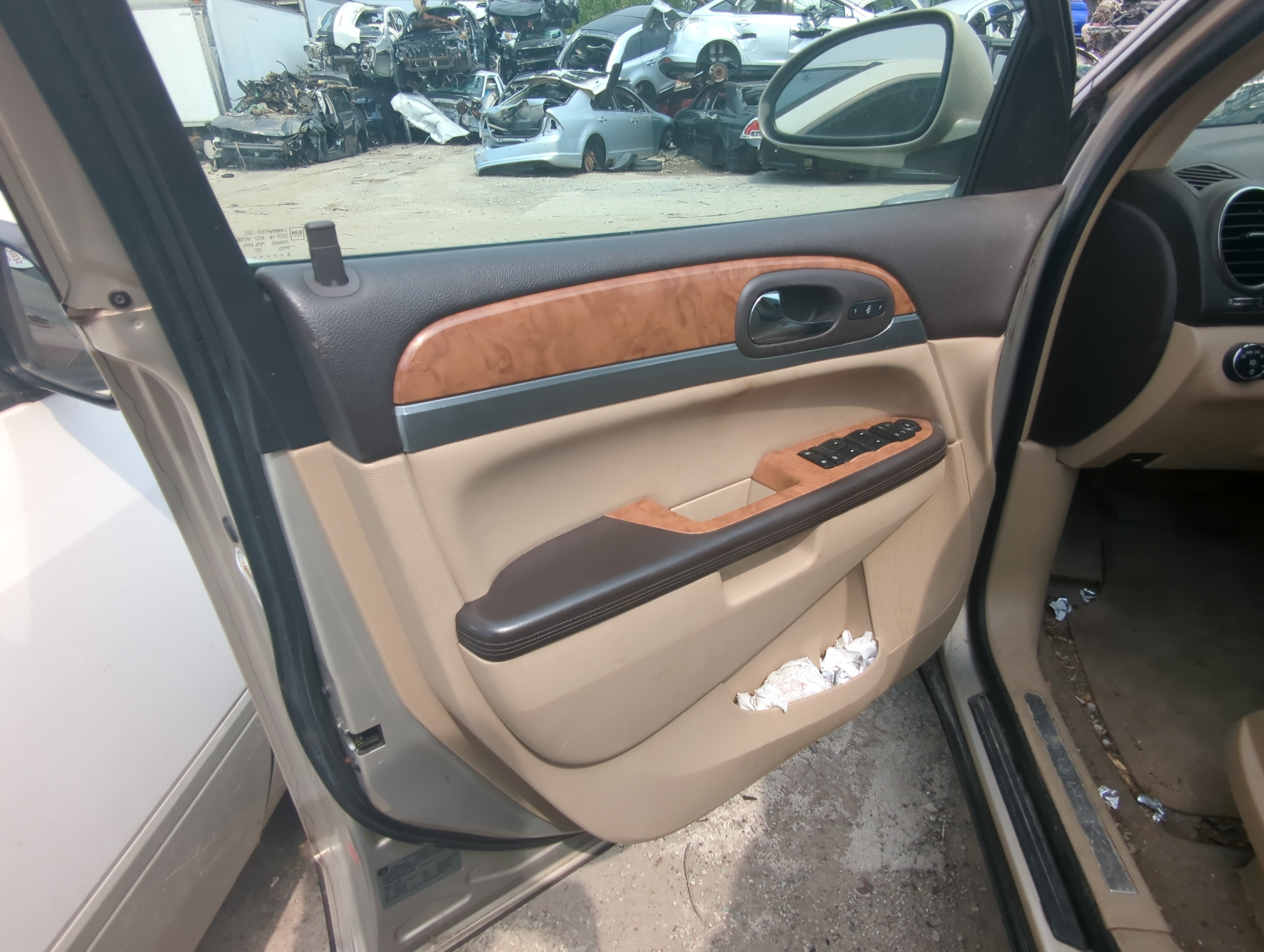 Picture of 2009 Buick Enclave Front Left Driver Interior Door Panel Trim 1054646