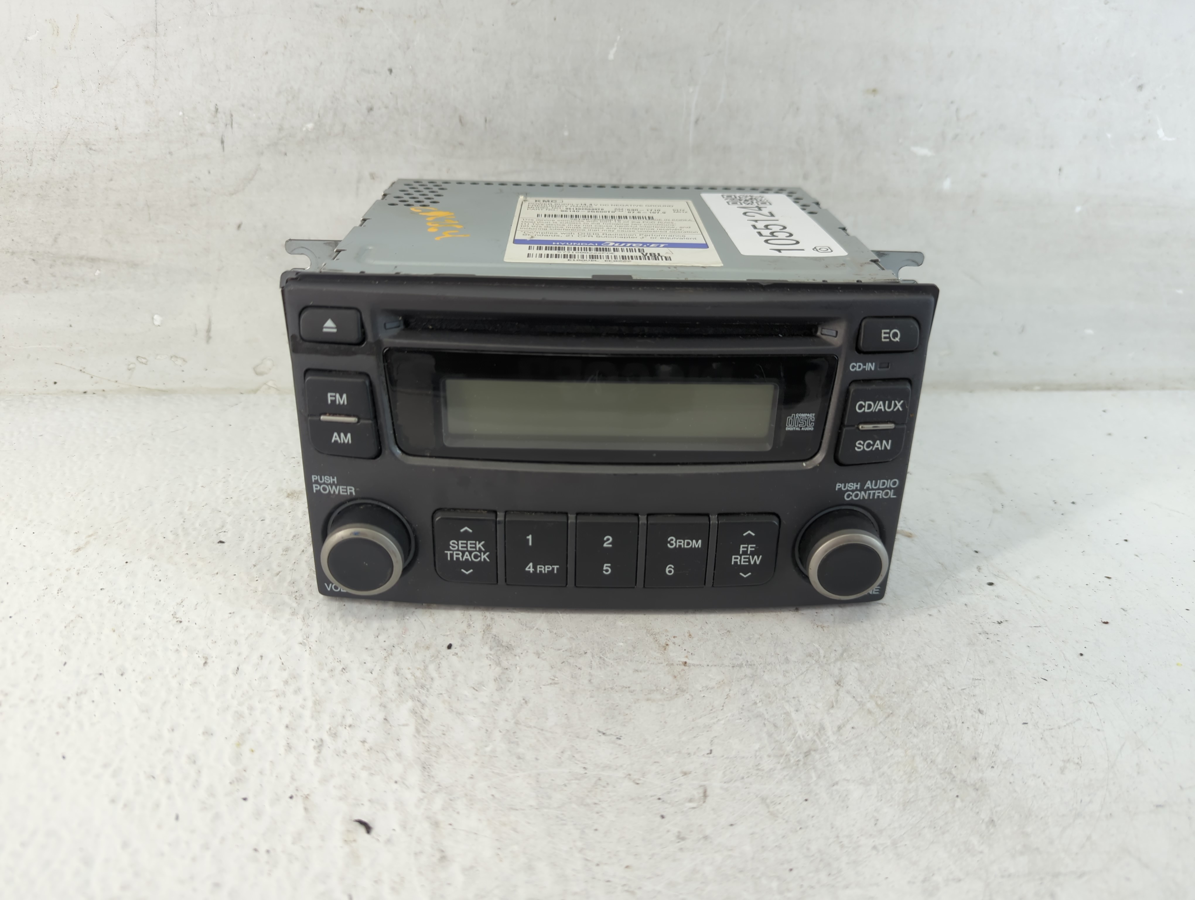 2008-2008 Kia Optima Am Fm Cd Player Radio Receiver 1055124 - Oemusedautoparts1.com