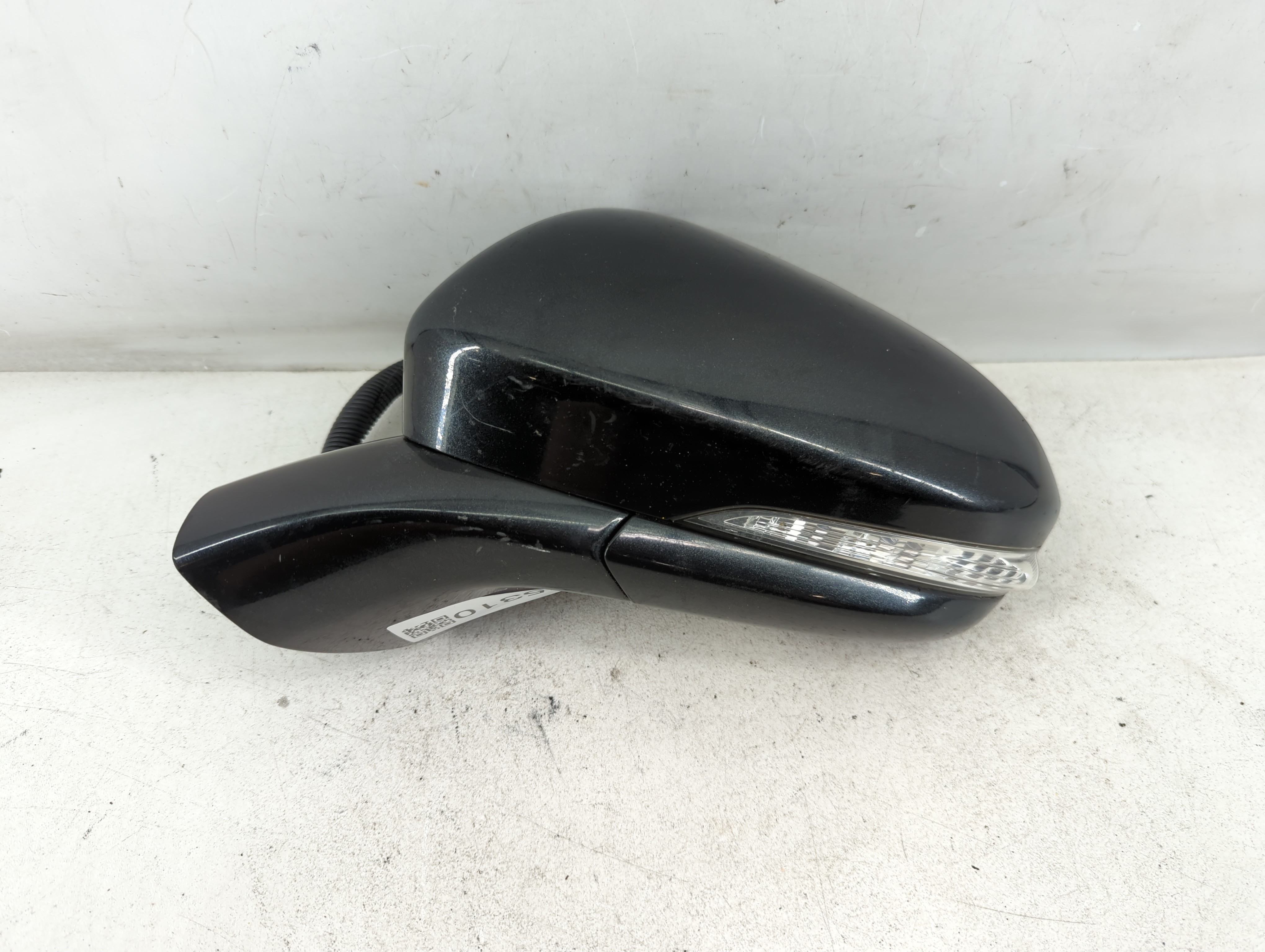 2014-2014 Ford Fusion Driver Left Side View Power Door Mirror Black 1055310 - Oemusedautoparts1.com