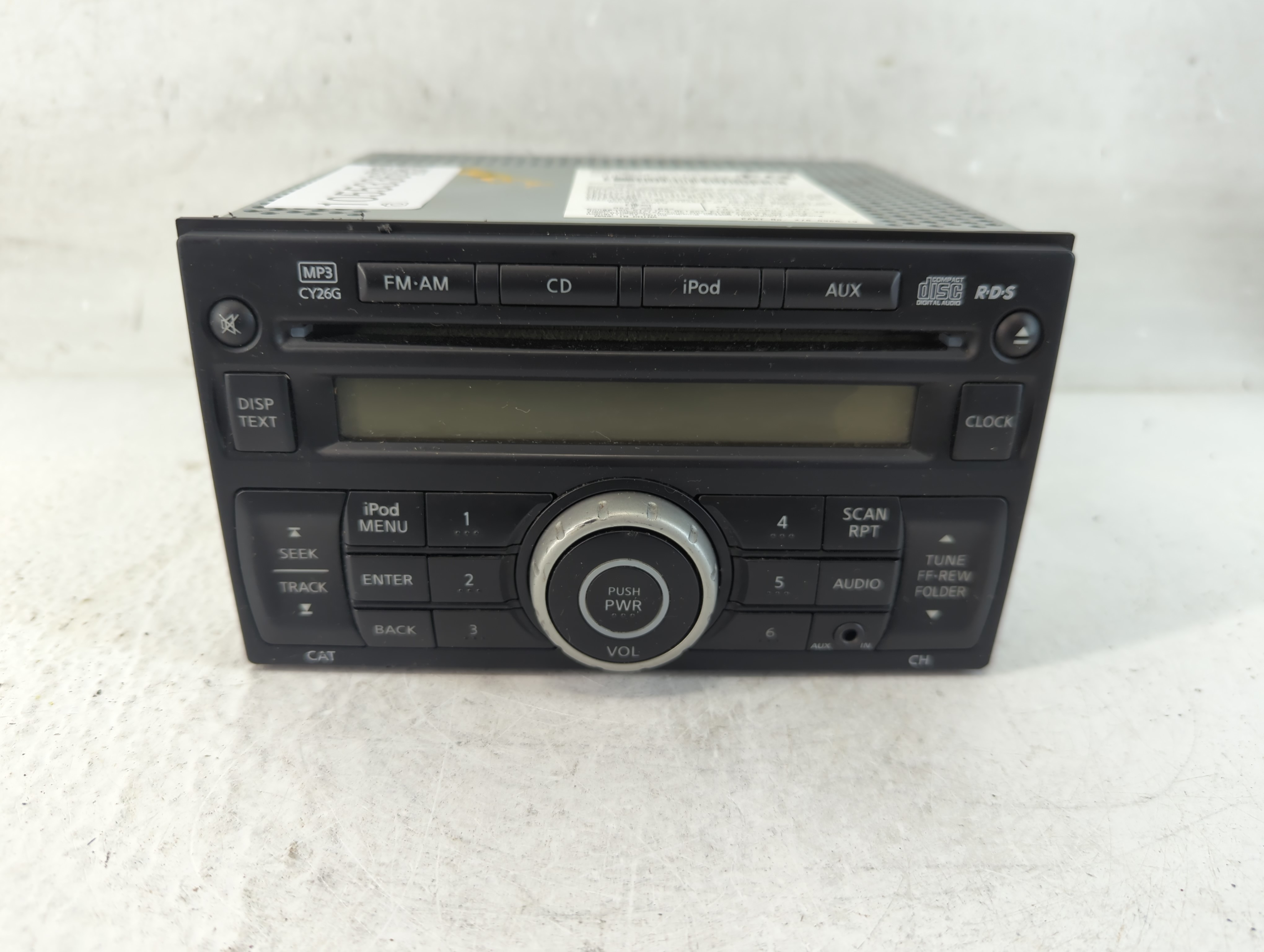 2011-2015 Nissan Rogue Am Fm Cd Player Radio Receiver 1055336 - Oemusedautoparts1.com