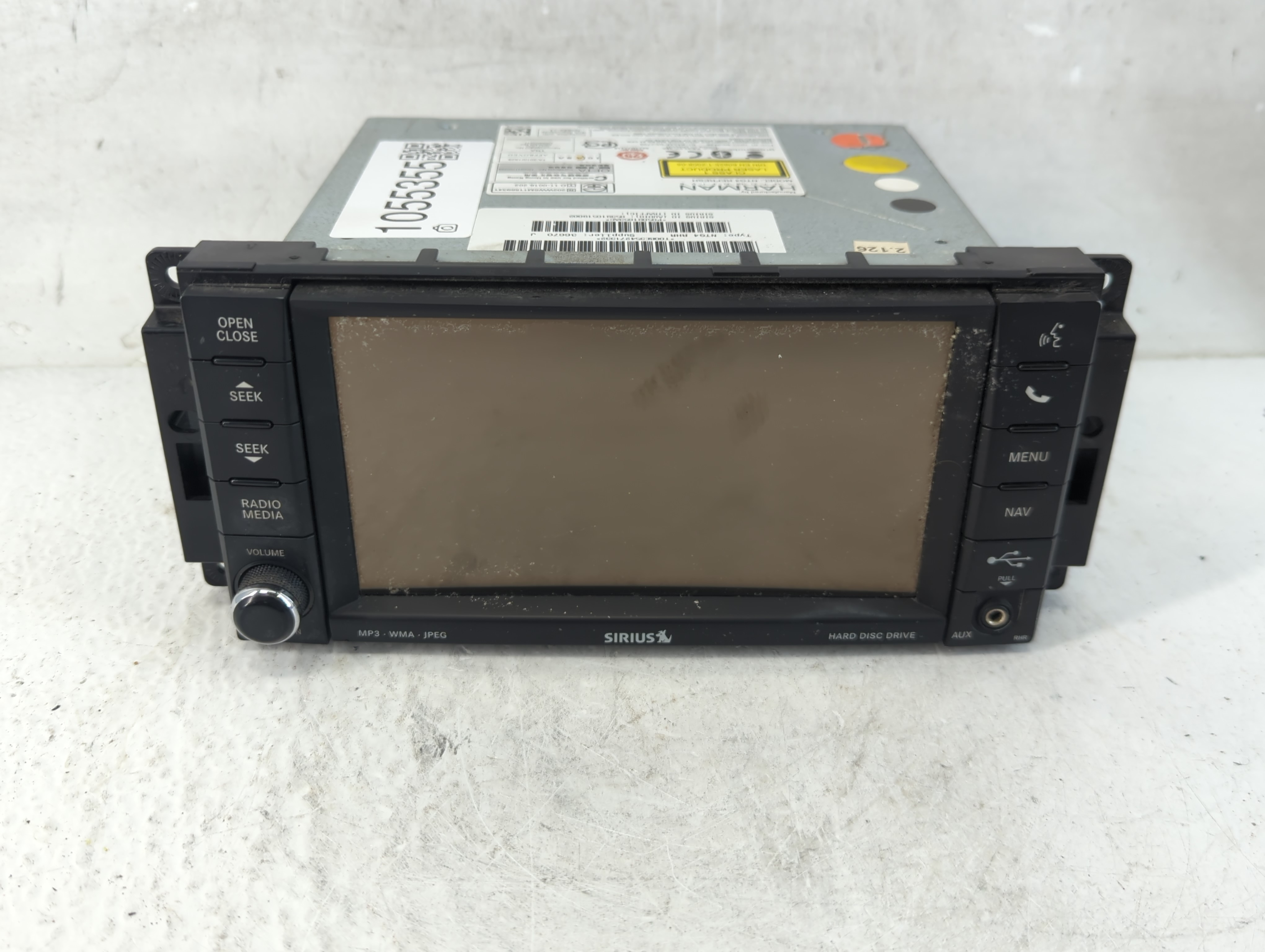 2011-2017 Jeep Wrangler Am Fm Cd Player Radio Receiver 1055355 - Oemusedautoparts1.com