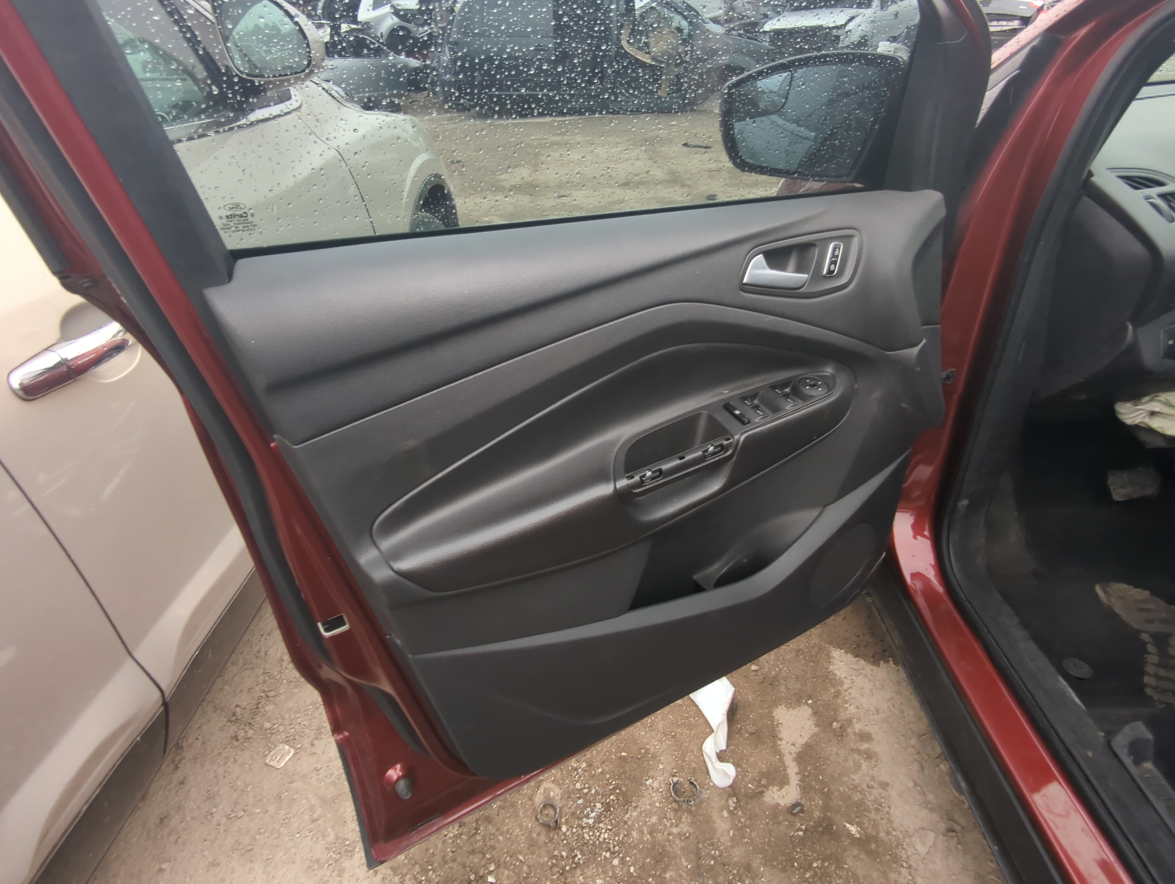 2014 Ford Escape Front Left Driver Interior Door Panel Trim 1055980 - Oemusedautoparts1.com