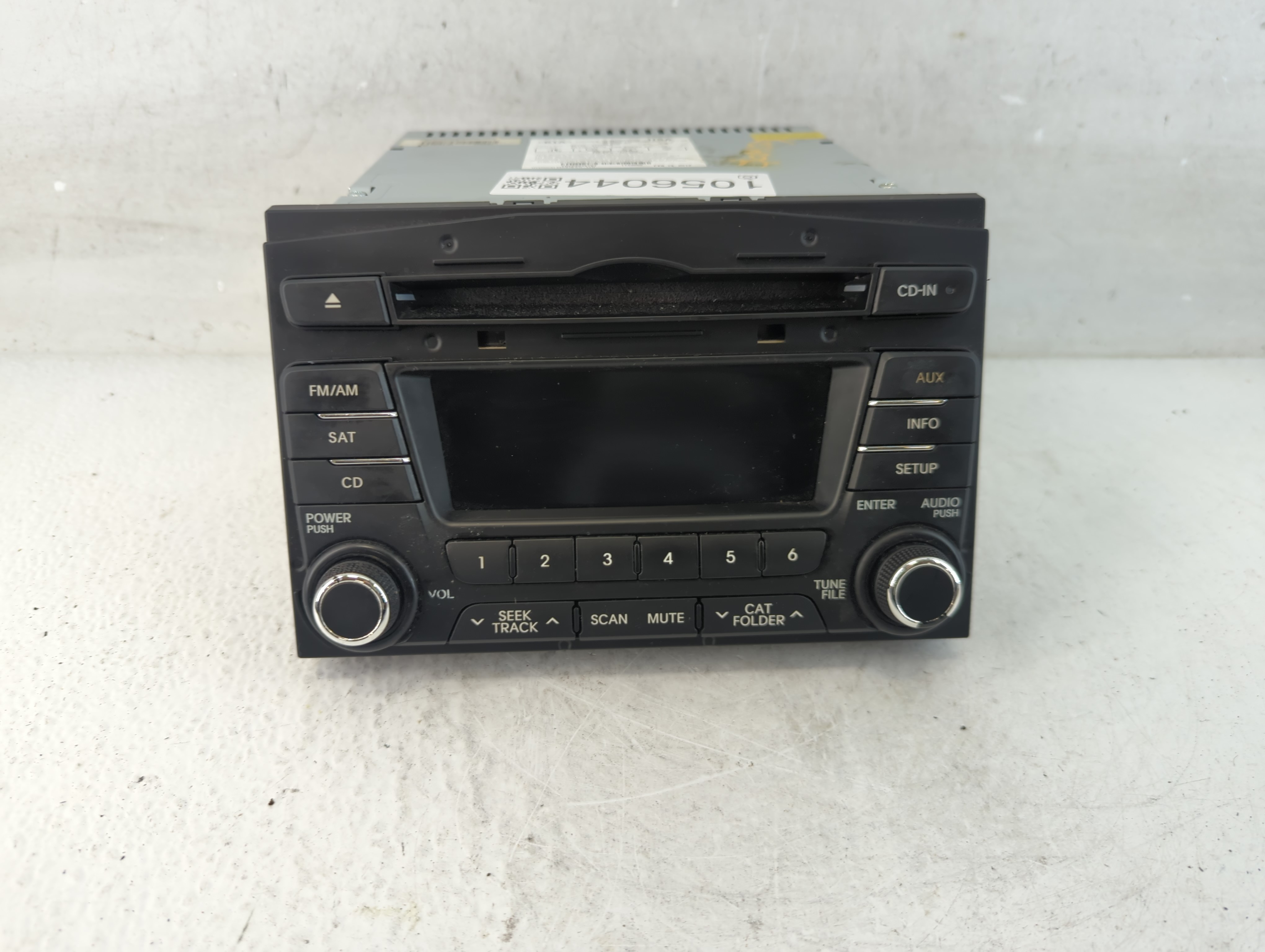2011-2013 Kia Optima Am Fm Cd Player Radio Receiver 1056044 - Oemusedautoparts1.com