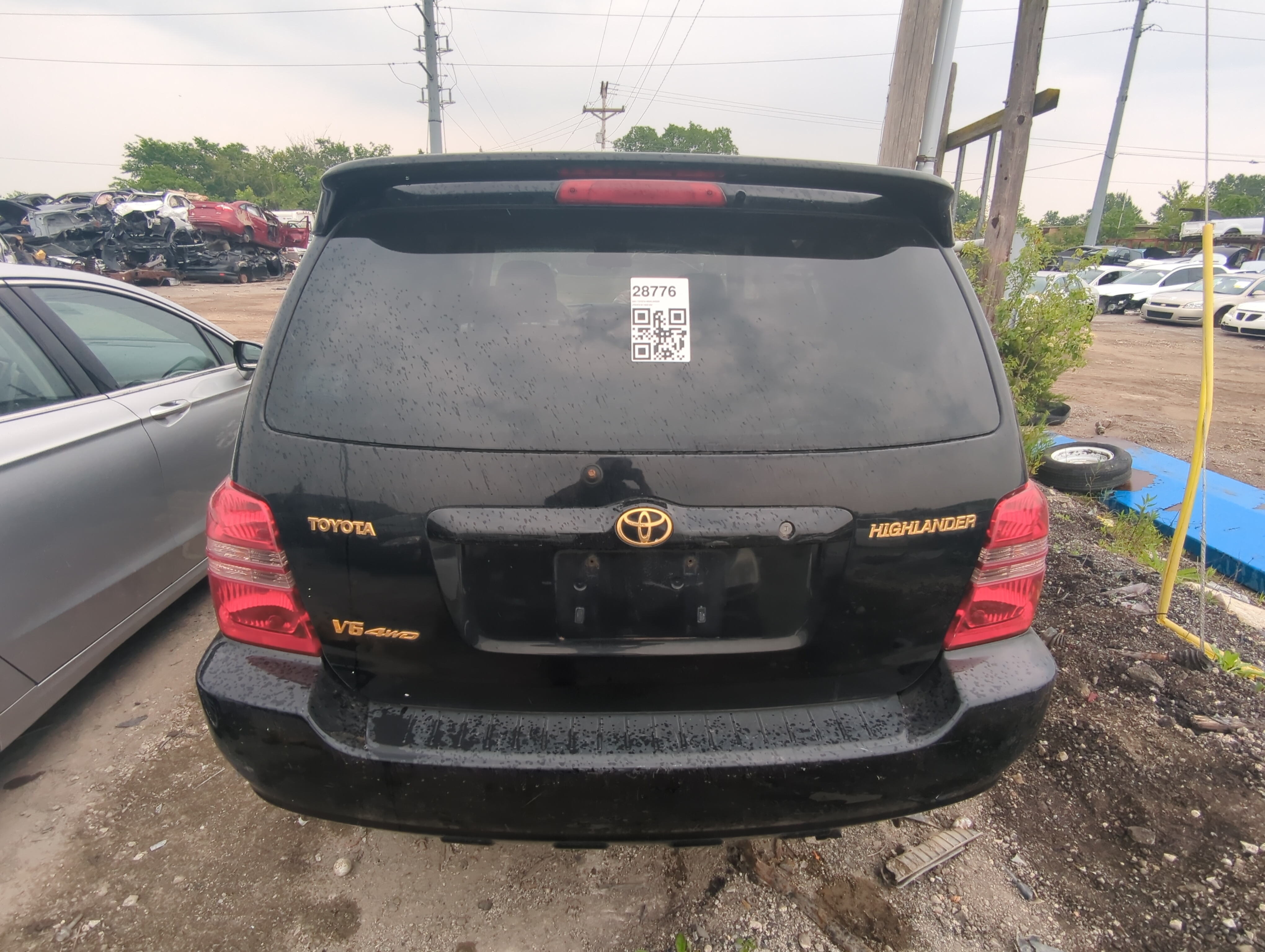 2001-2007 Toyota Highlander Trunk/decklid/hatch/tailgate Oem 1056203 - Oemusedautoparts1.com