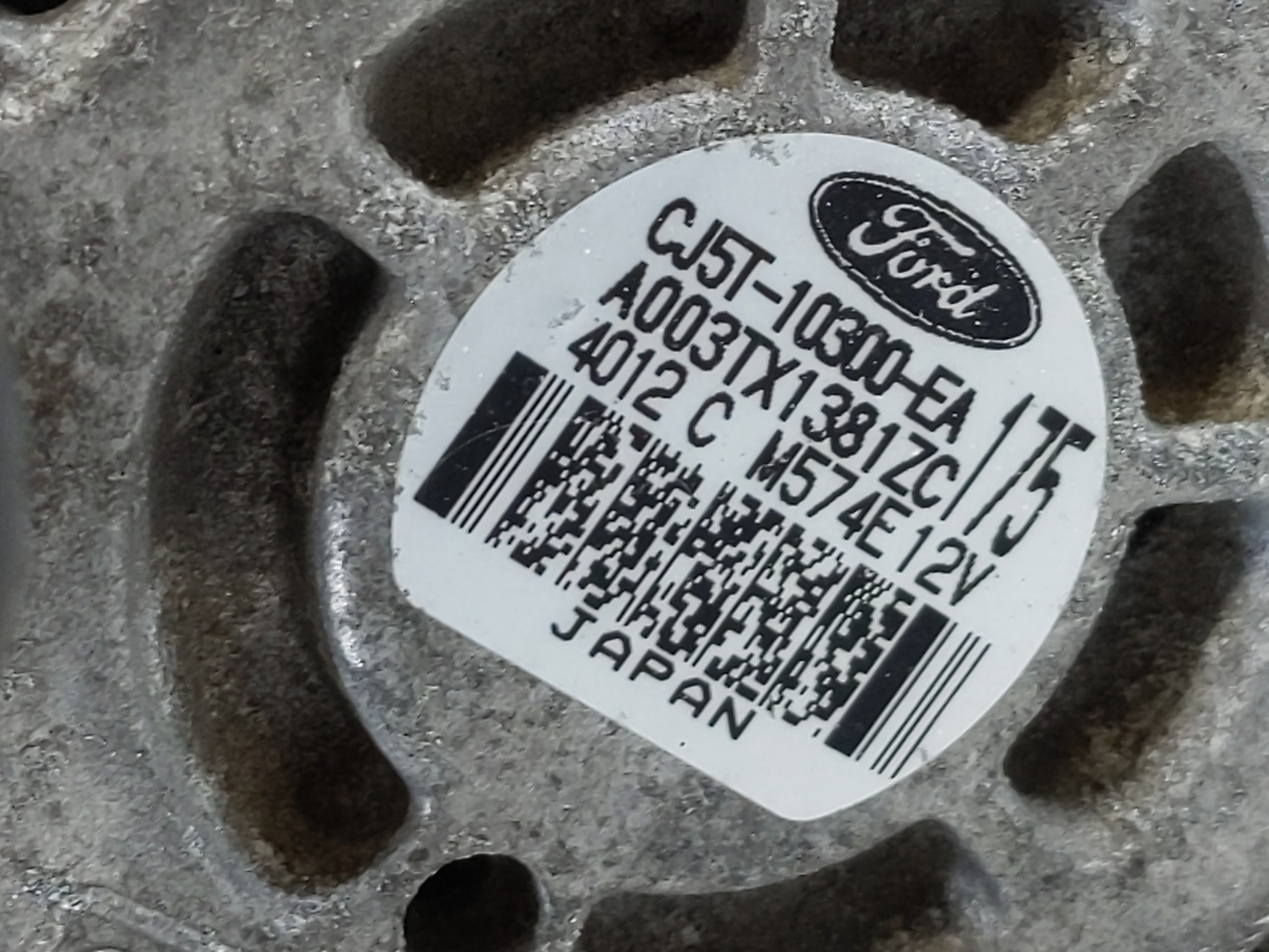 Picture of 2013-2019 Ford Escape Alternator Generator Charging Assembly Engine Oem 1056361