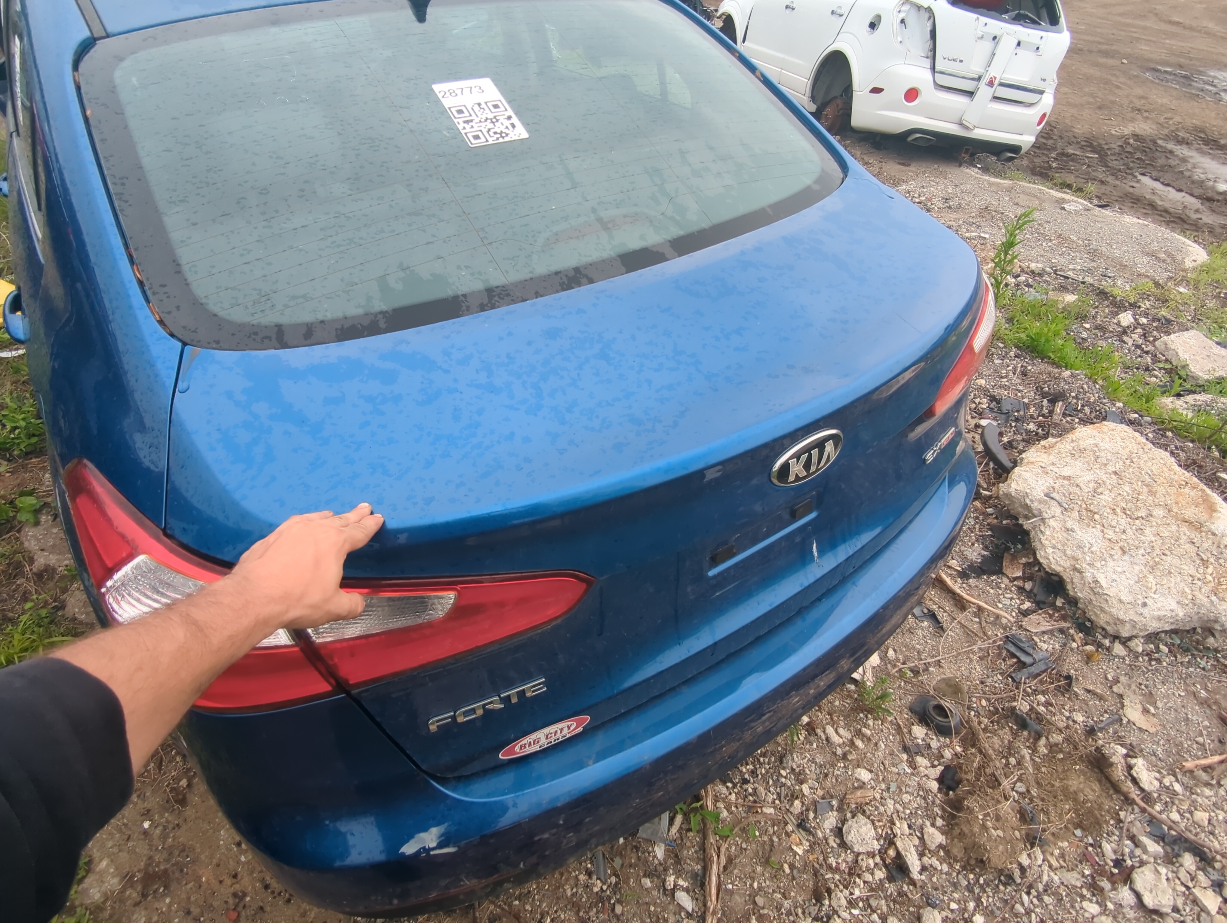 2014-2016 Kia Forte Trunk/decklid/hatch/tailgate Oem 1056550 - Oemusedautoparts1.com