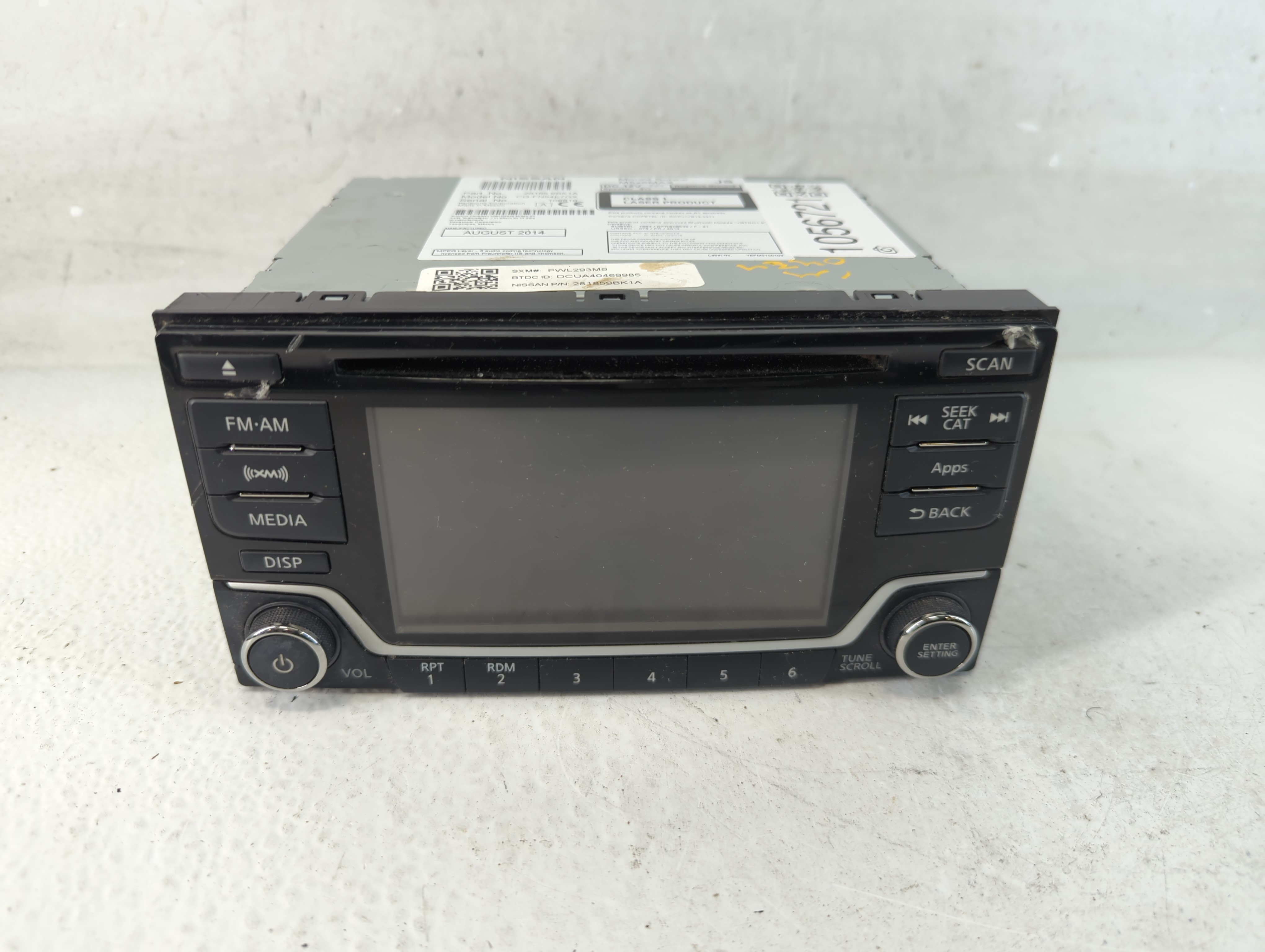 2014-2016 Nissan Frontier Am Fm Cd Player Radio Receiver 1056721 - Oemusedautoparts1.com
