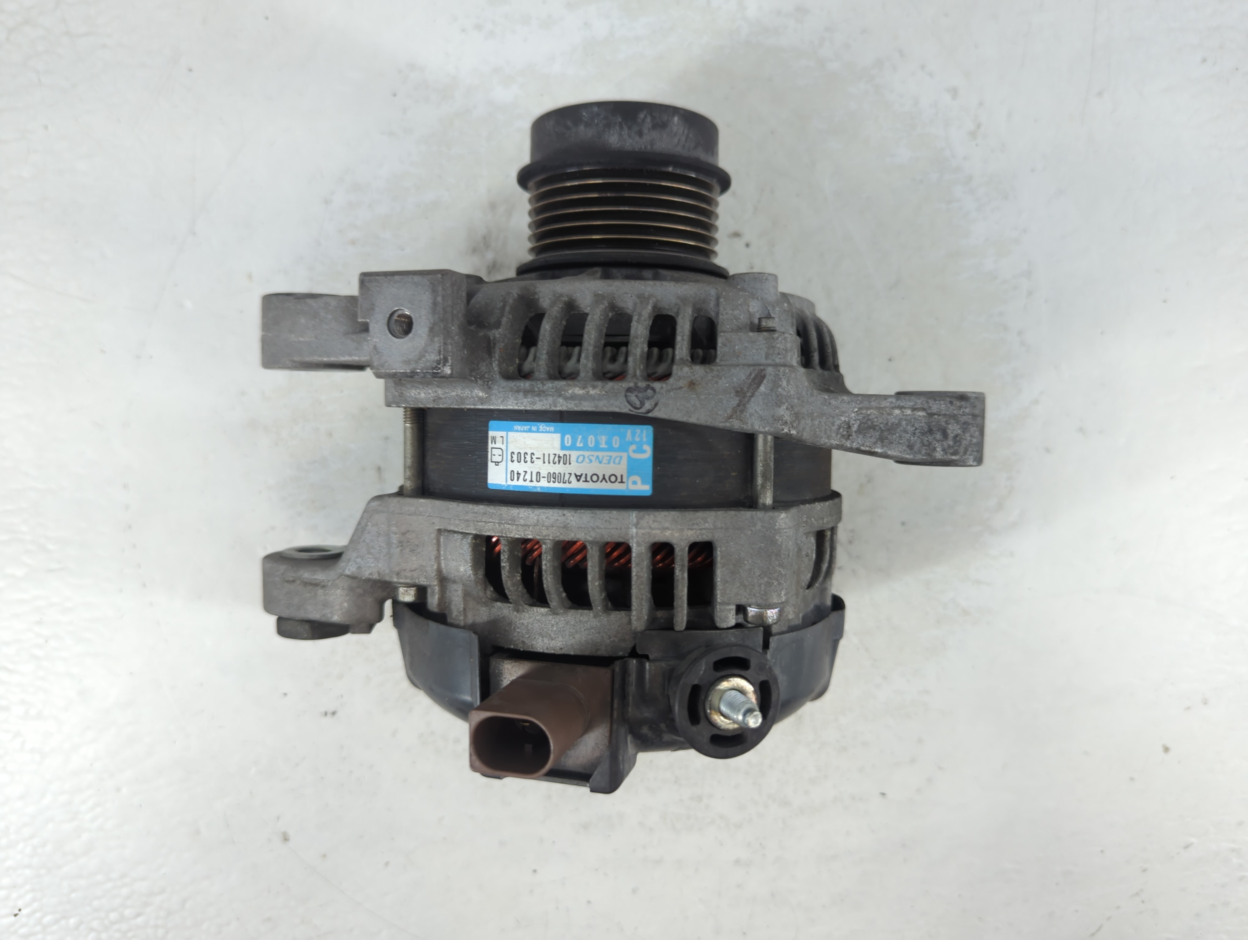 2014 Toyota Corolla Alternator Generator Charging Assembly Engine Oem 1056745 - Oemusedautoparts1.com