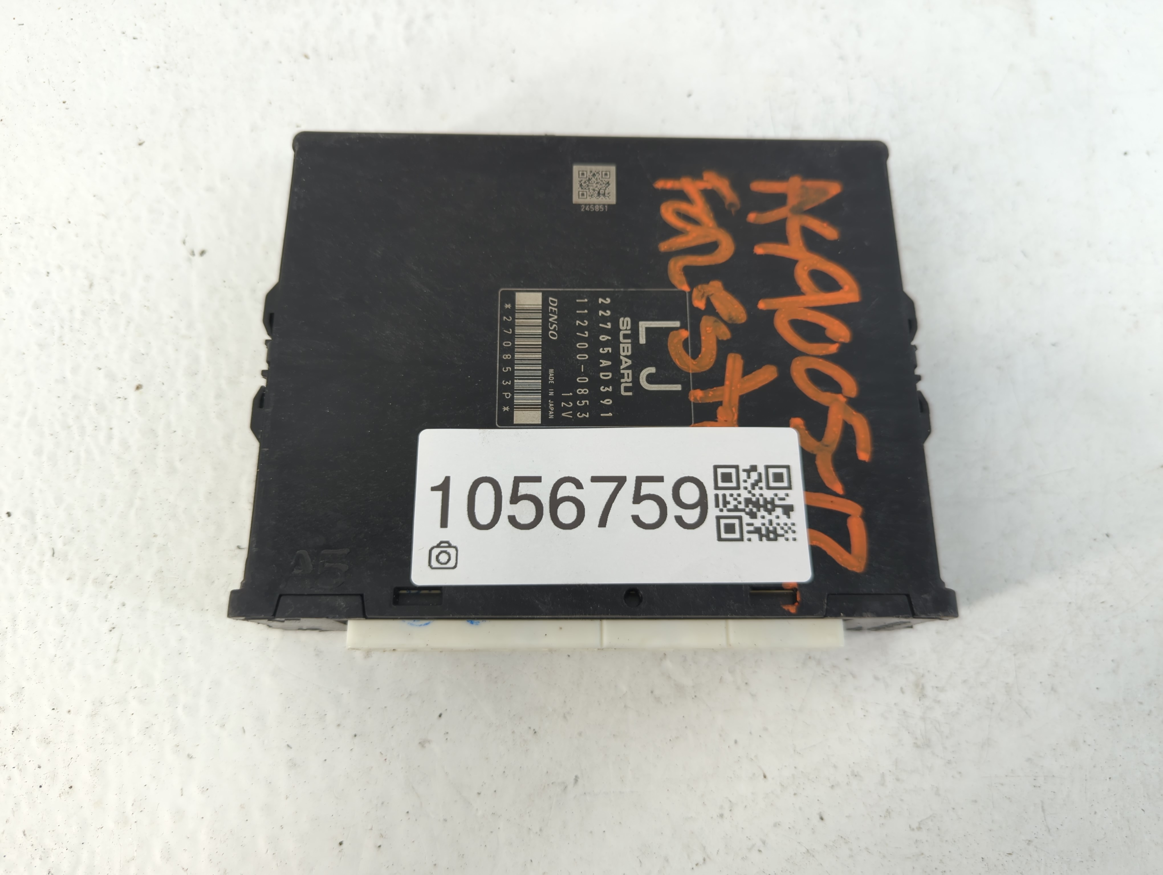 2012 Subaru Forester Engine Control Computer Ecu Pcm Ecm Pcu Oem 1056759 - Oemusedautoparts1.com