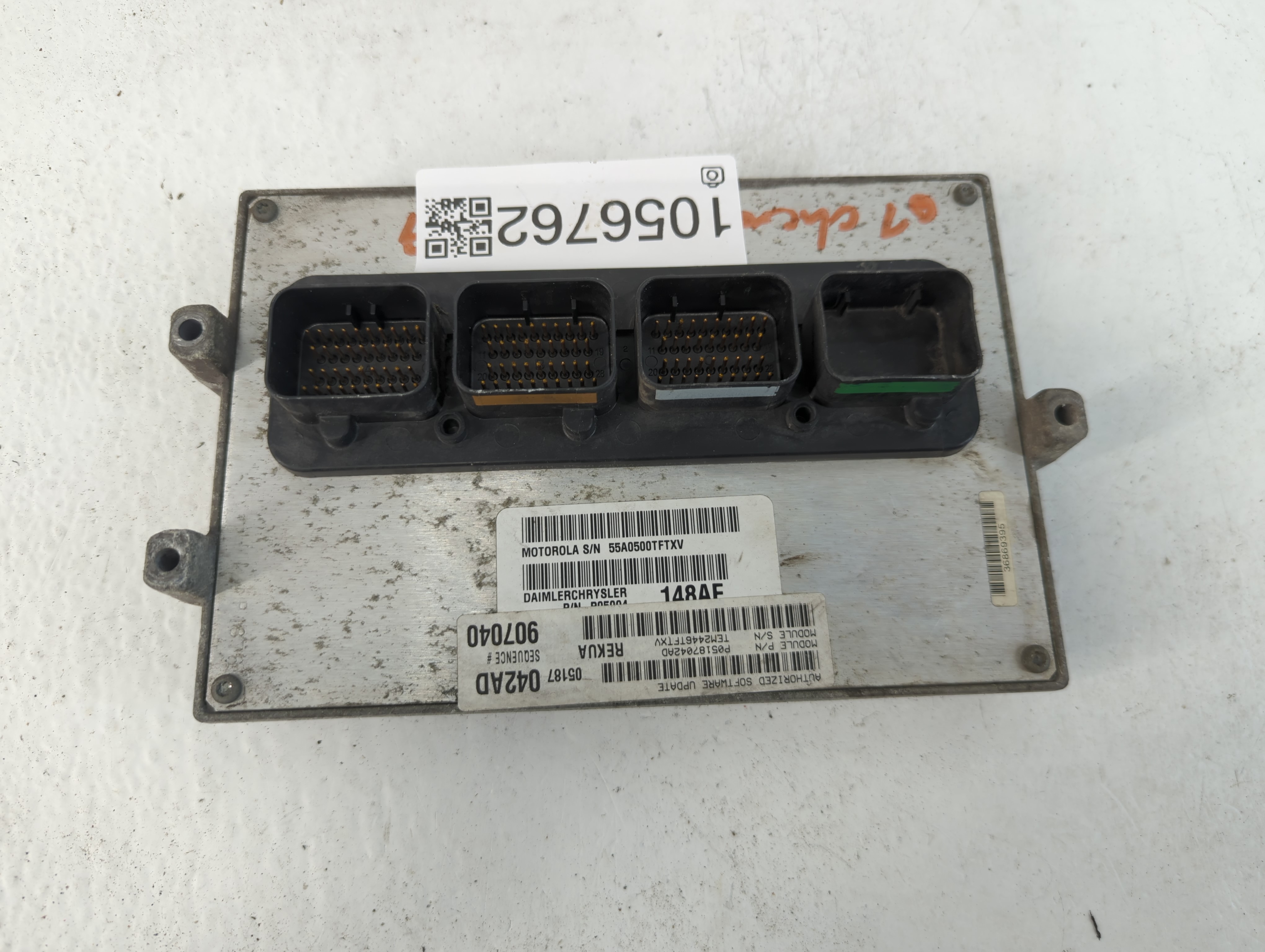 2007 Jeep Grand Cherokee Engine Control Computer Ecu Pcm Ecm Pcu Oem 1056762 - Oemusedautoparts1.com