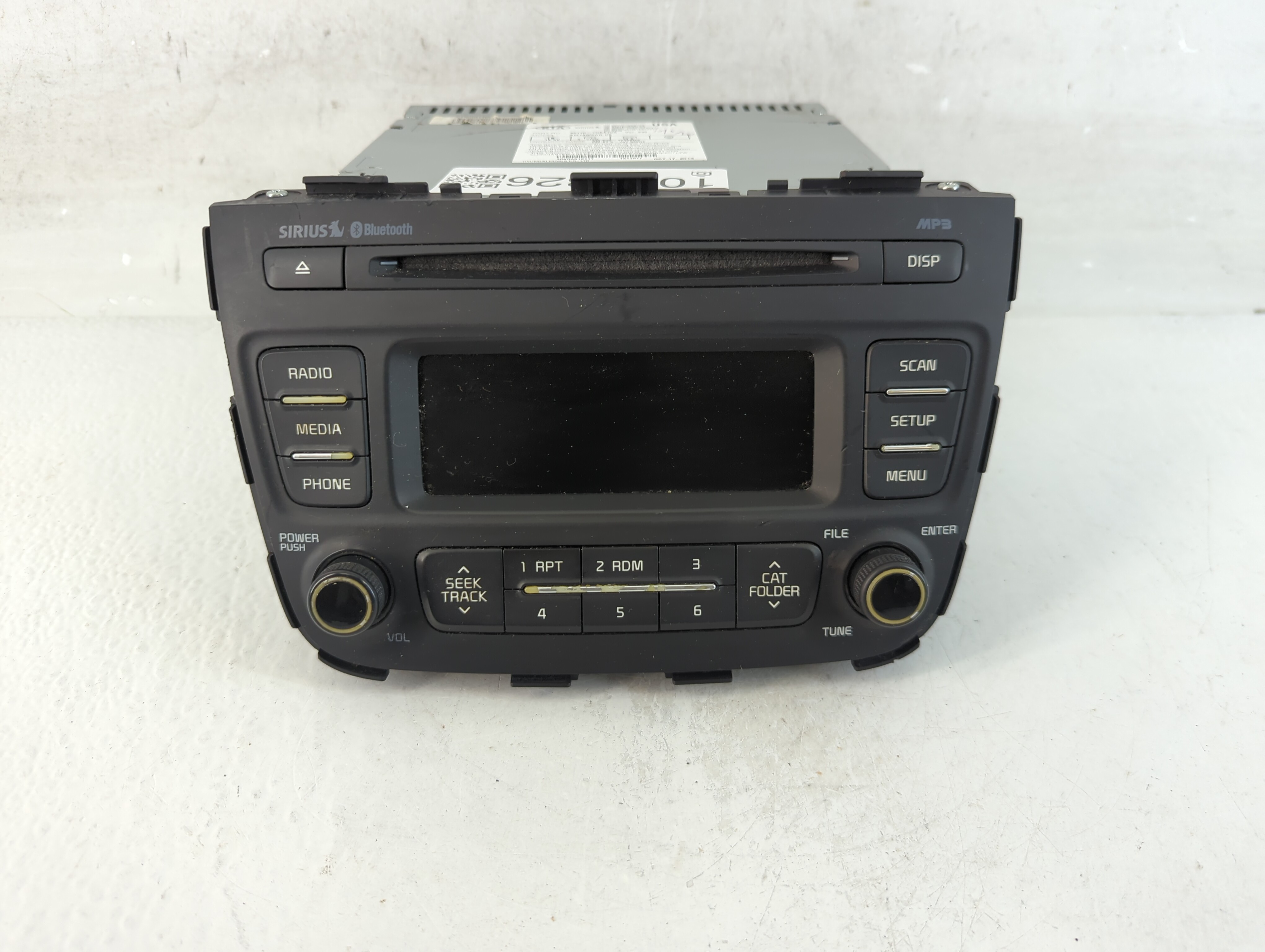 2014-2014 Kia Sorento Am Fm Cd Player Radio Receiver 1056826 - Oemusedautoparts1.com