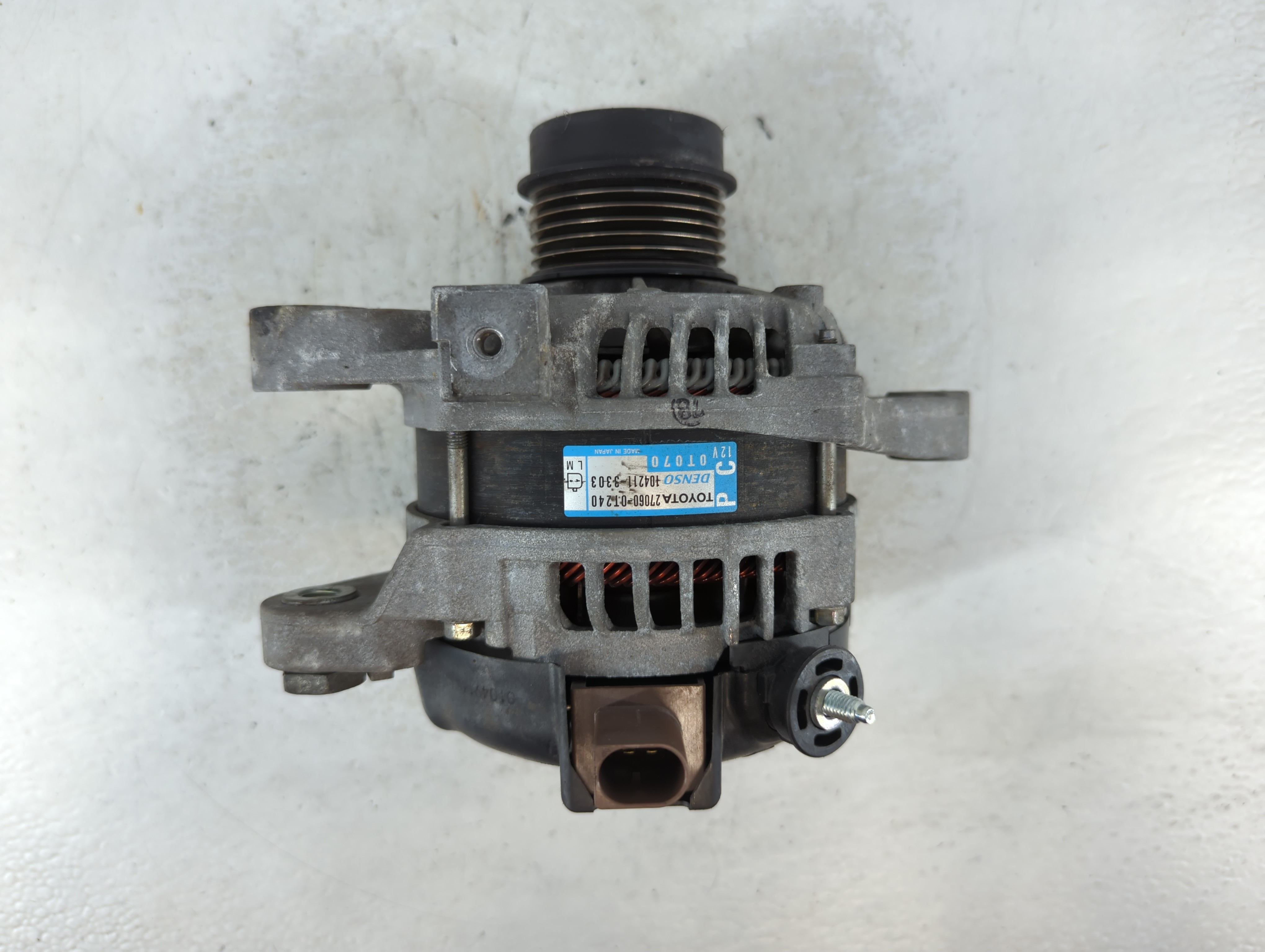 2014 Toyota Corolla Alternator Generator Charging Assembly Engine Oem 1056839 - Oemusedautoparts1.com