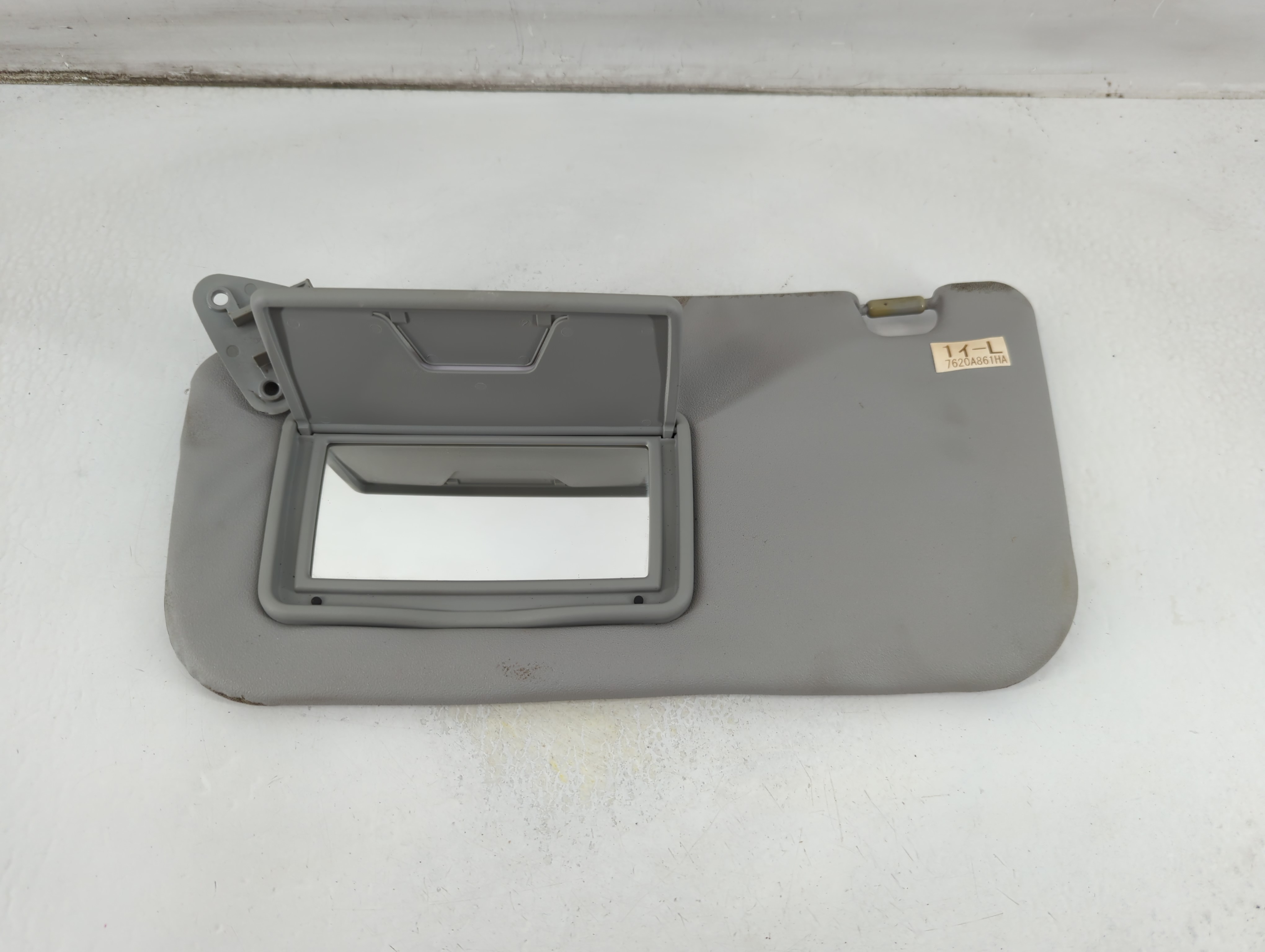 2007-2017 Mitsubishi Lancer Driver Sun Visor Mirror Left Sunvisor Grey 1057054 - Oemusedautoparts1.com