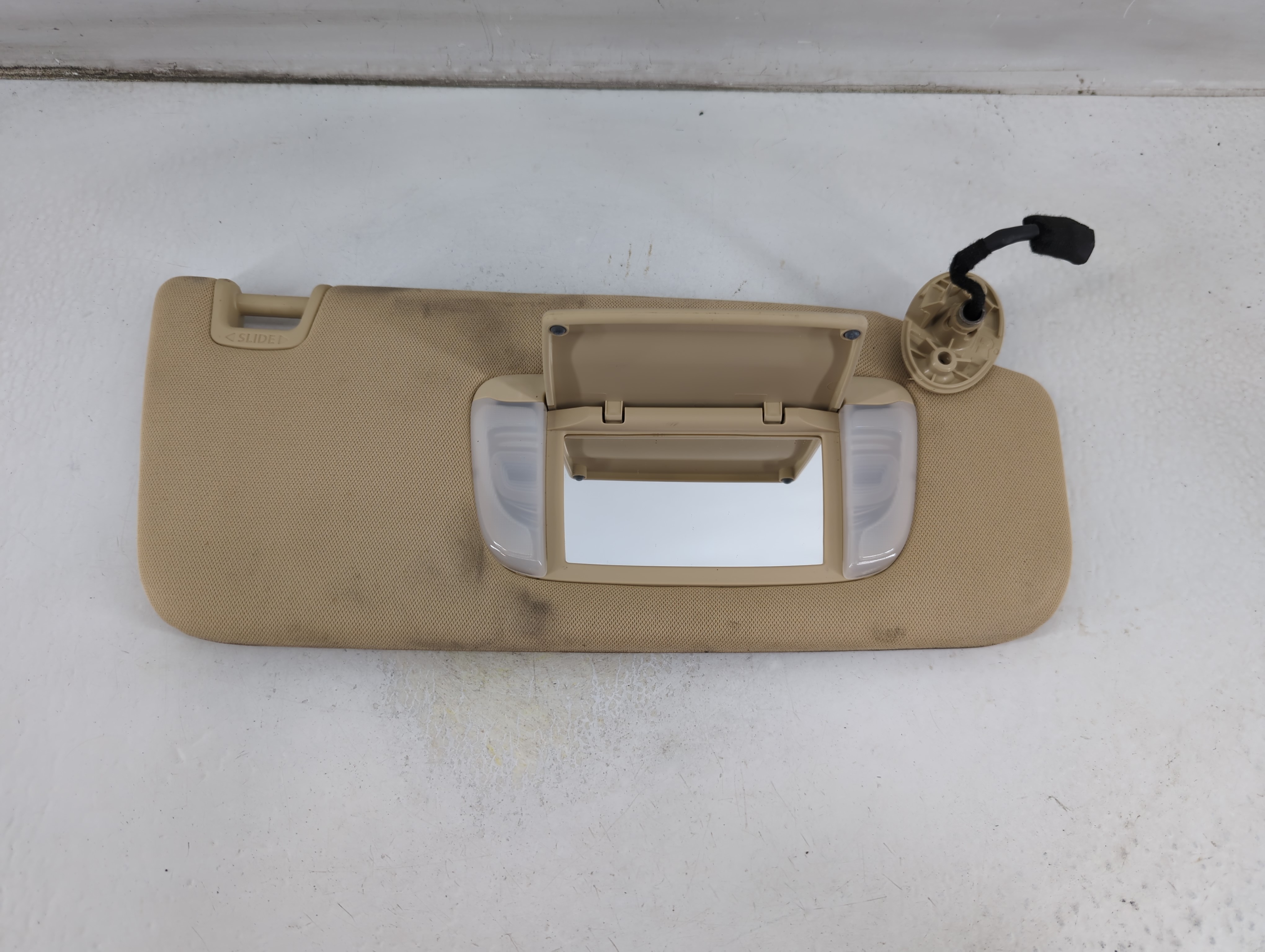 2013-2016 Toyota Avalon Passenger Sun Visor Mirror Right Sunvisor Tan 1057128 - Oemusedautoparts1.com