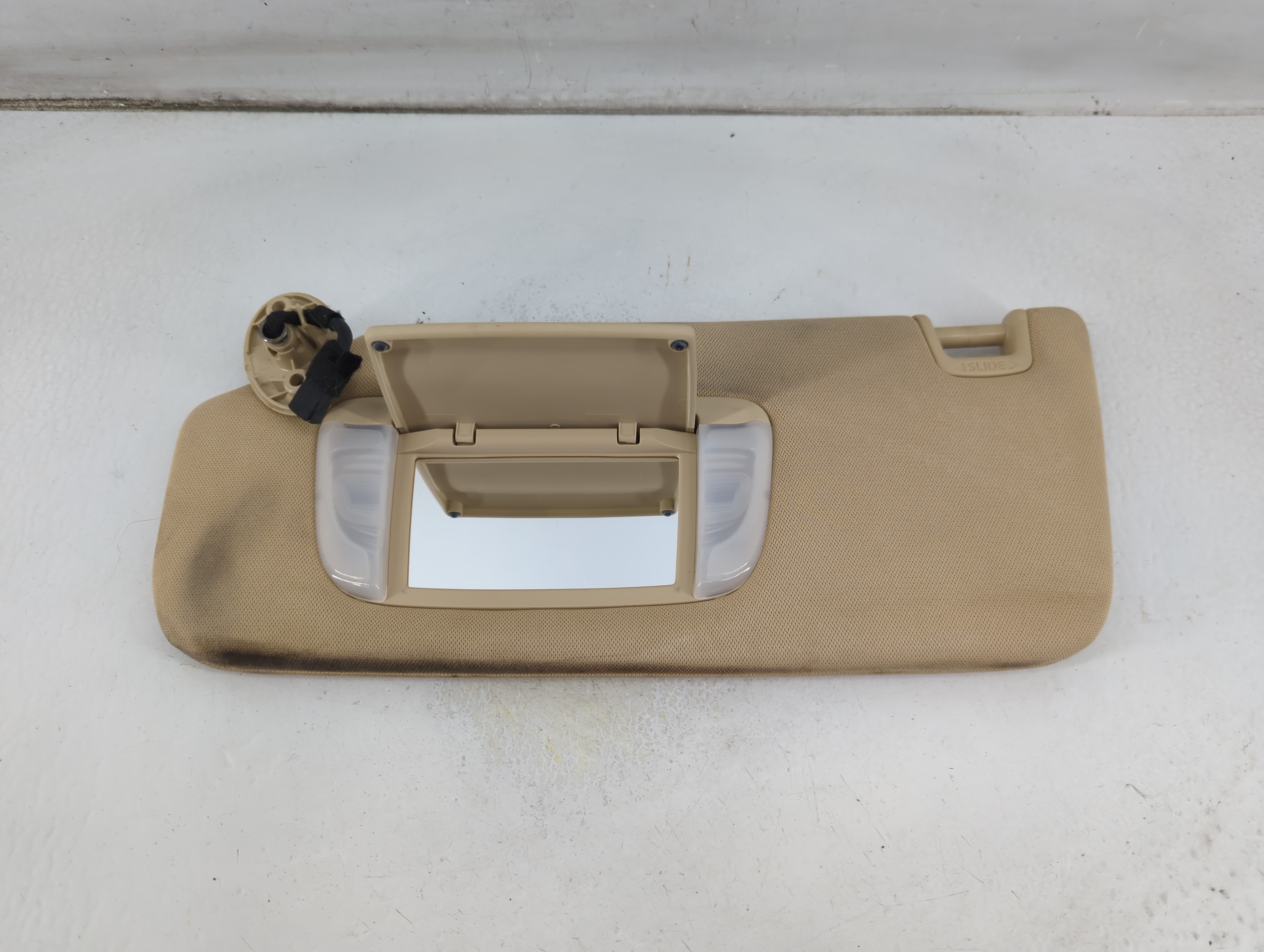 2013-2016 Toyota Avalon Driver Sun Visor Mirror Left Sunvisor Tan 1057129 - Oemusedautoparts1.com
