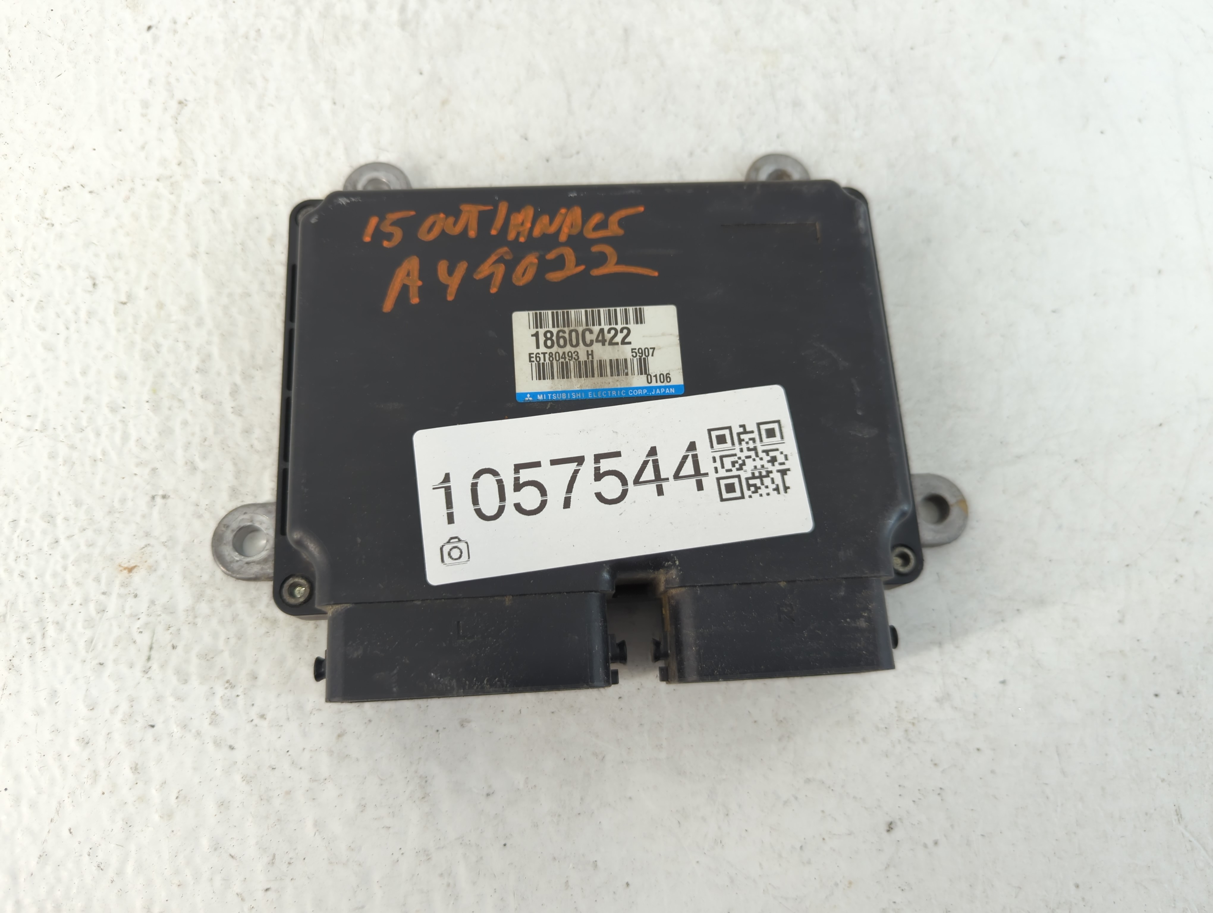 2015 Mitsubishi Outlander Sport Engine Control Computer Ecu Pcm Ecm Pcu Oem 1057544 - Oemusedautoparts1.com