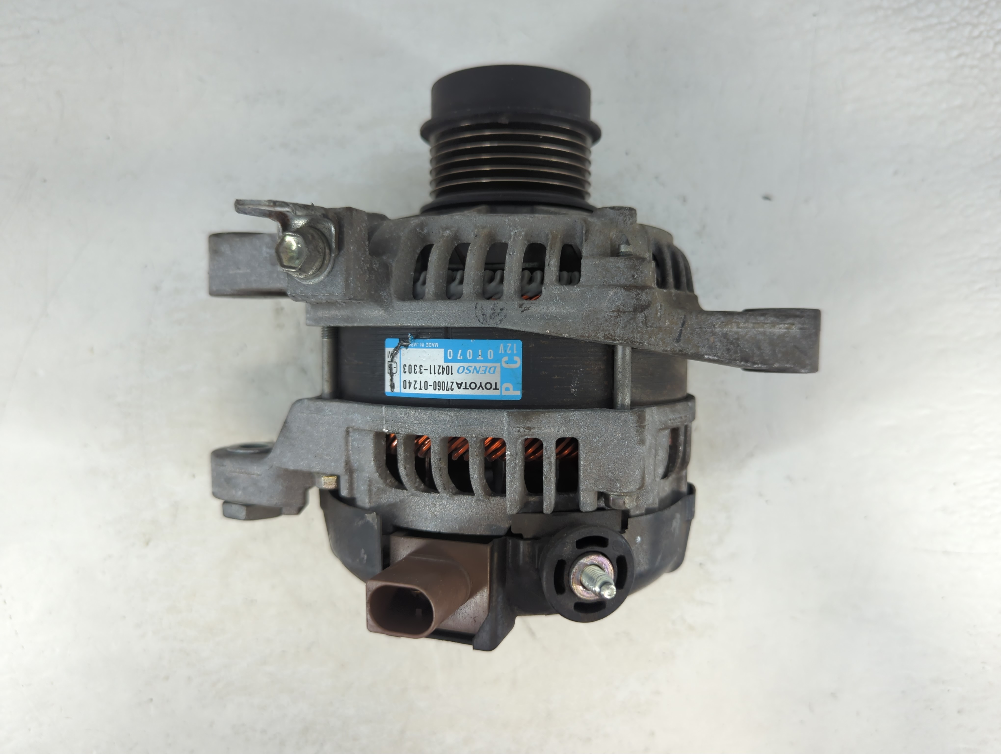 2014 Toyota Corolla Alternator Generator Charging Assembly Engine Oem 1057646 - Oemusedautoparts1.com