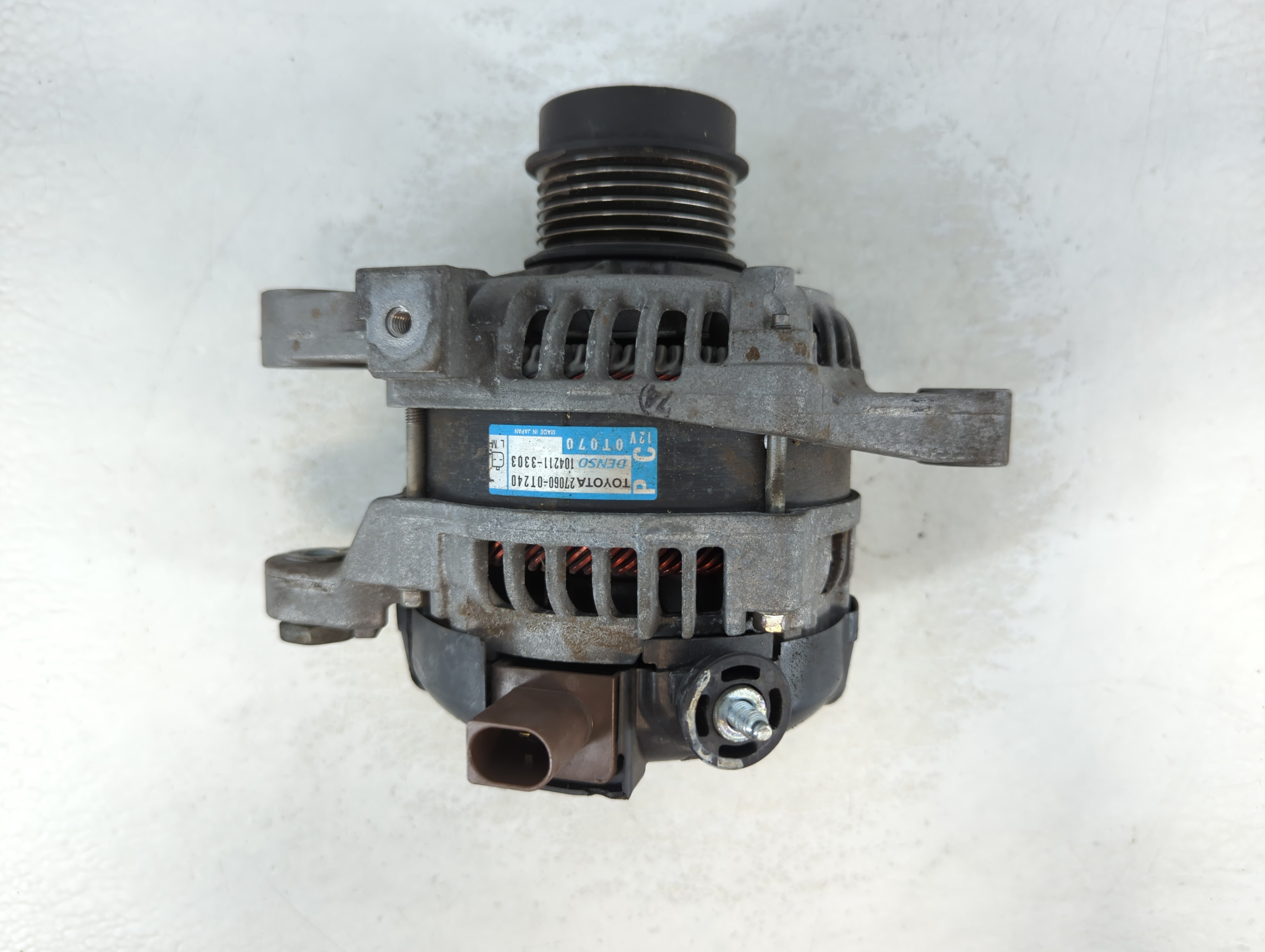 2014 Toyota Corolla Alternator Generator Charging Assembly Engine Oem 1057713 - Oemusedautoparts1.com