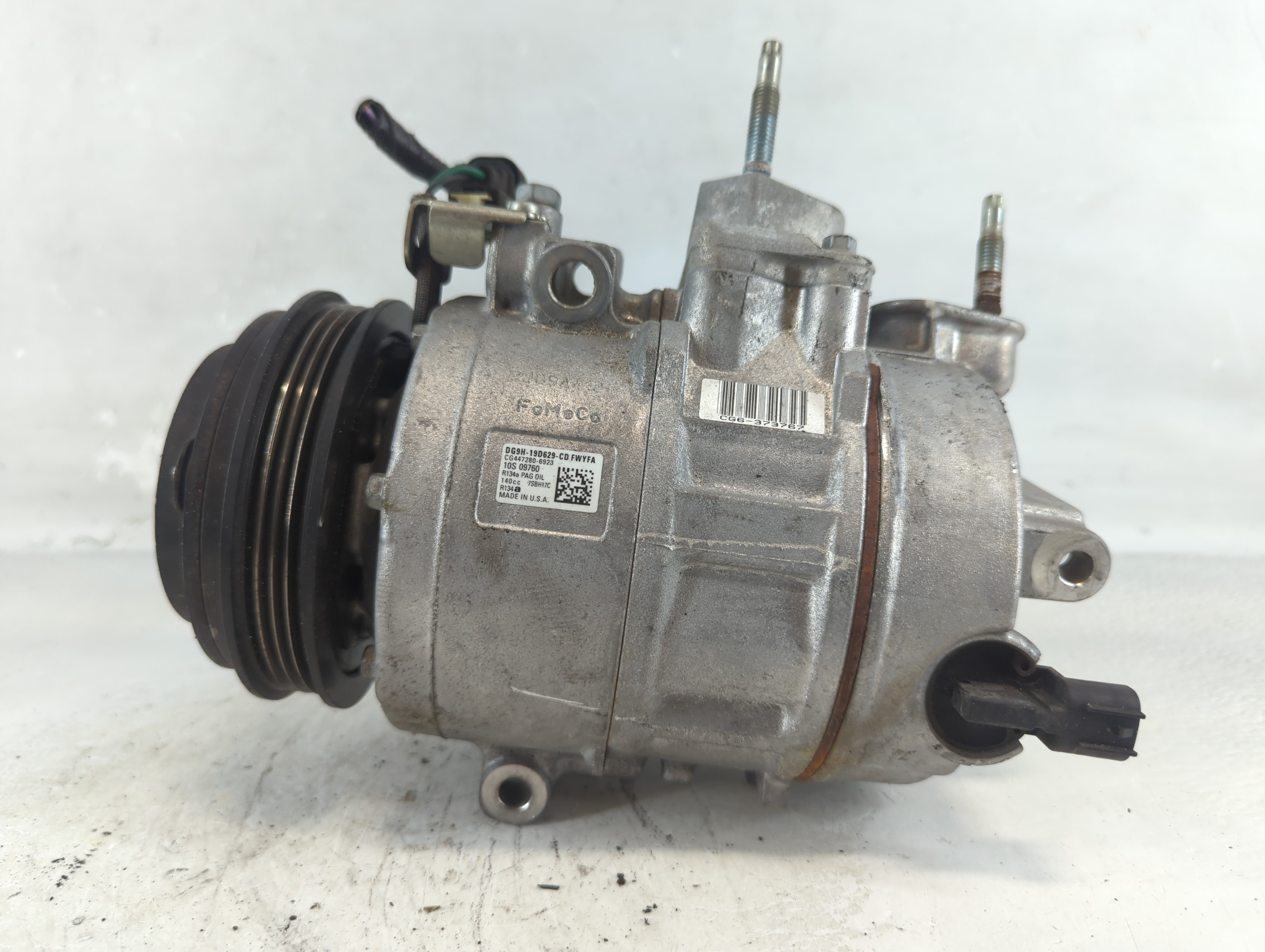 2018-2020 Ford Fusion Air Conditioning A/c Ac Compressor Oem 1057784 - Oemusedautoparts1.com