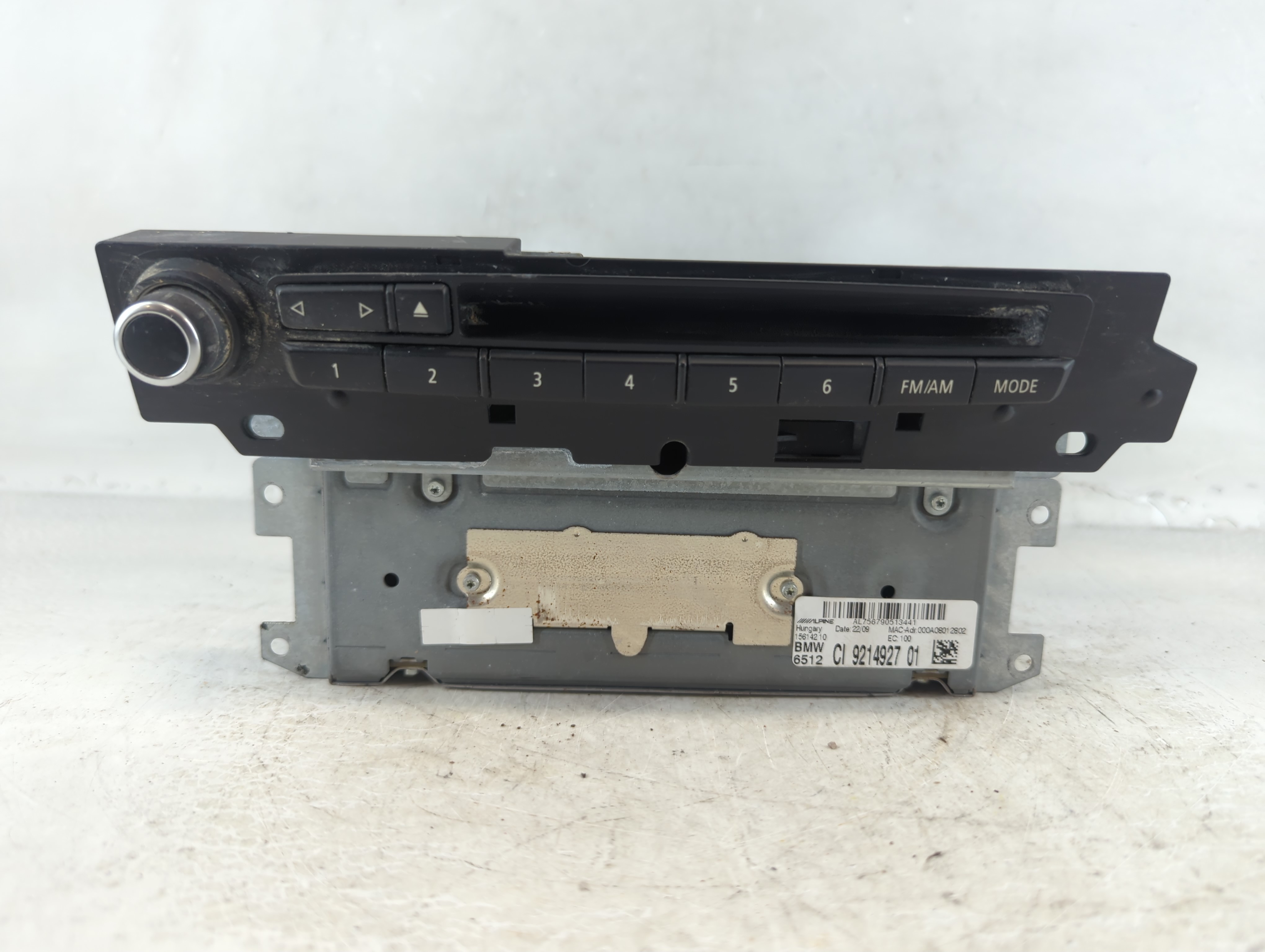 2006-2010 Bmw 650i Am Fm Cd Player Radio Receiver 1058932 - Oemusedautoparts1.com