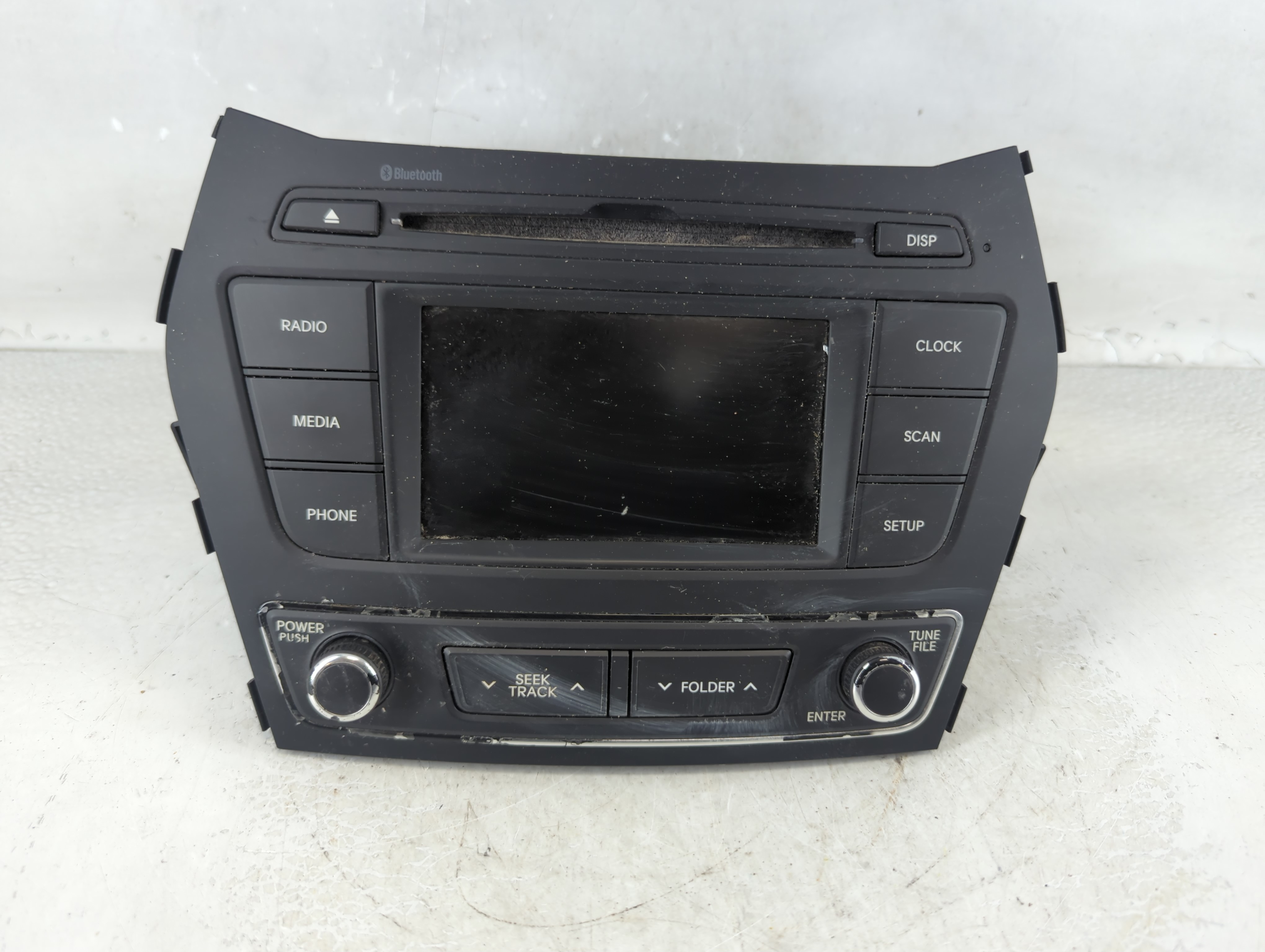 2017-2018 Hyundai Santa Fe Am Fm Cd Player Radio Receiver 1059183 - Oemusedautoparts1.com