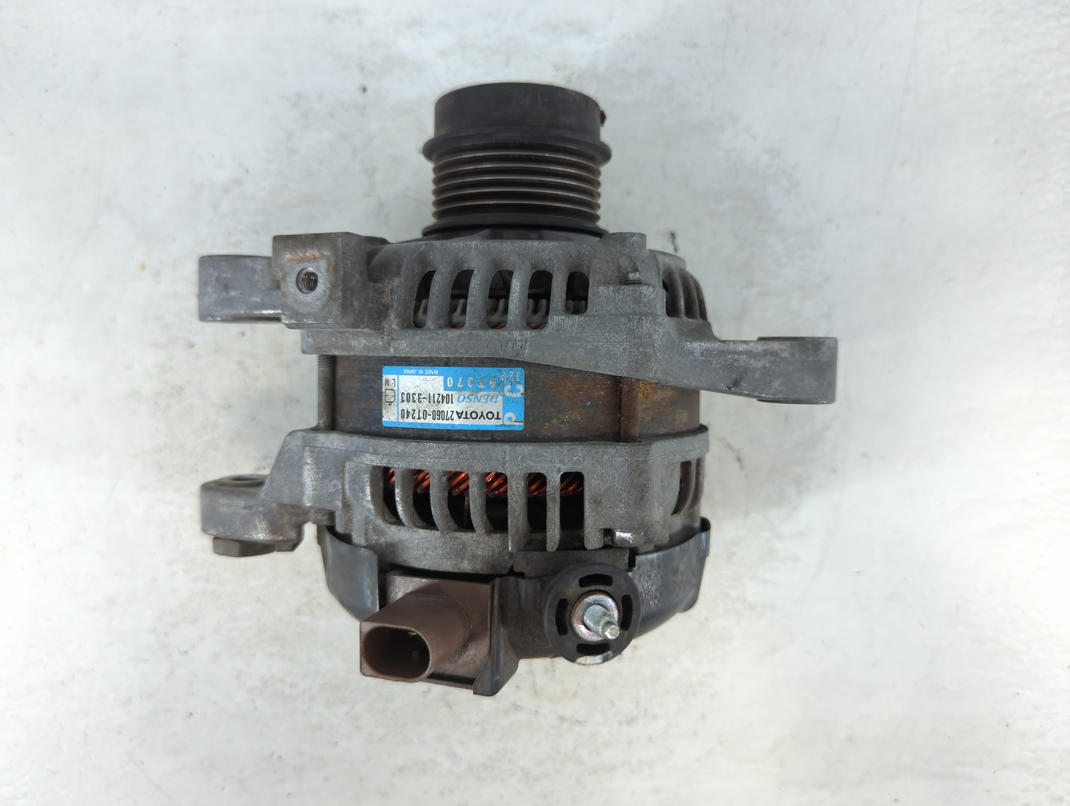 2014 Toyota Corolla Alternator Generator Charging Assembly Engine Oem 1059666 - Oemusedautoparts1.com