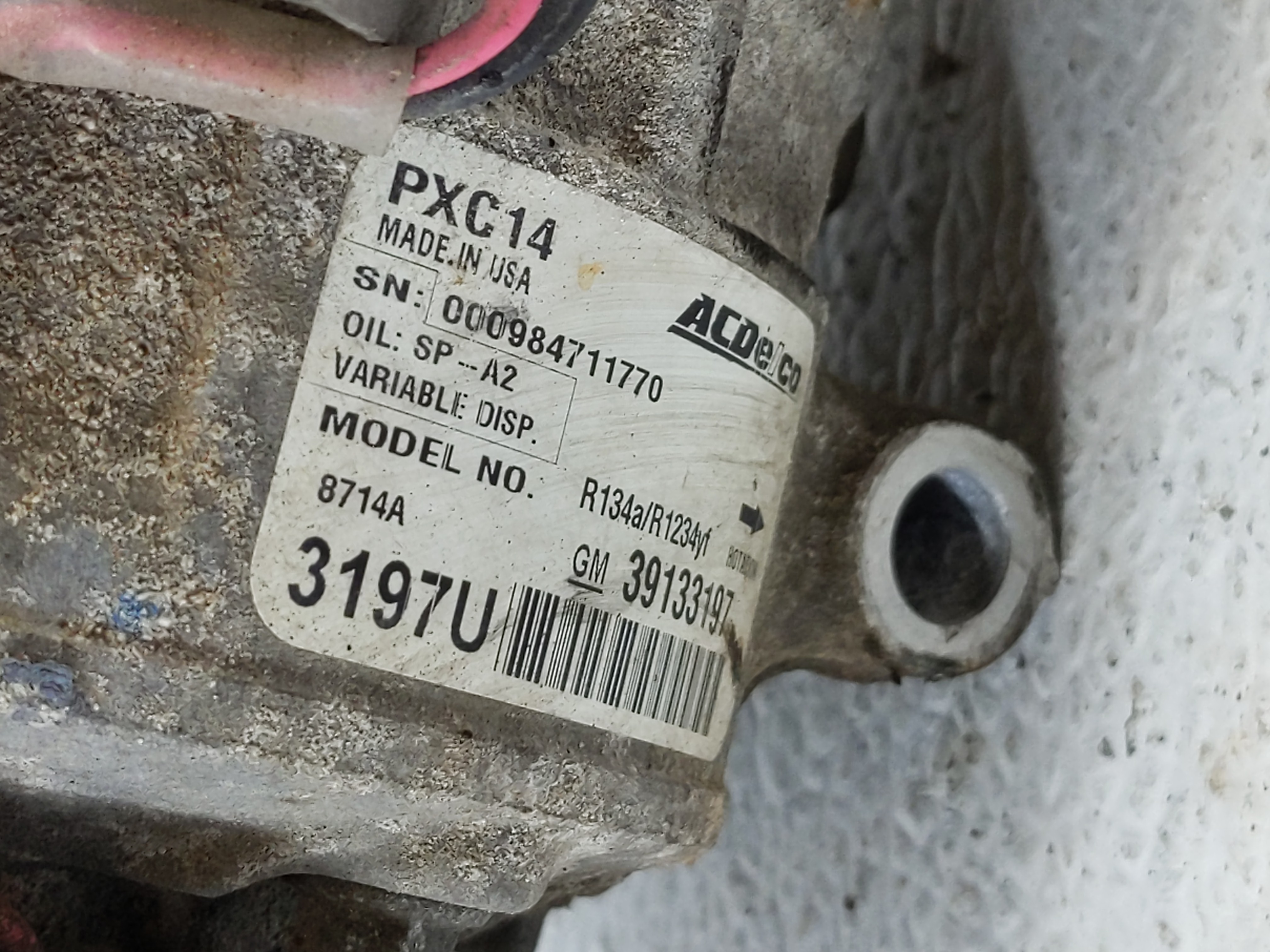 2016-2018 Chevrolet Cruze Air Conditioning A/c Ac Compressor Oem 1059732 - Oemusedautoparts1.com