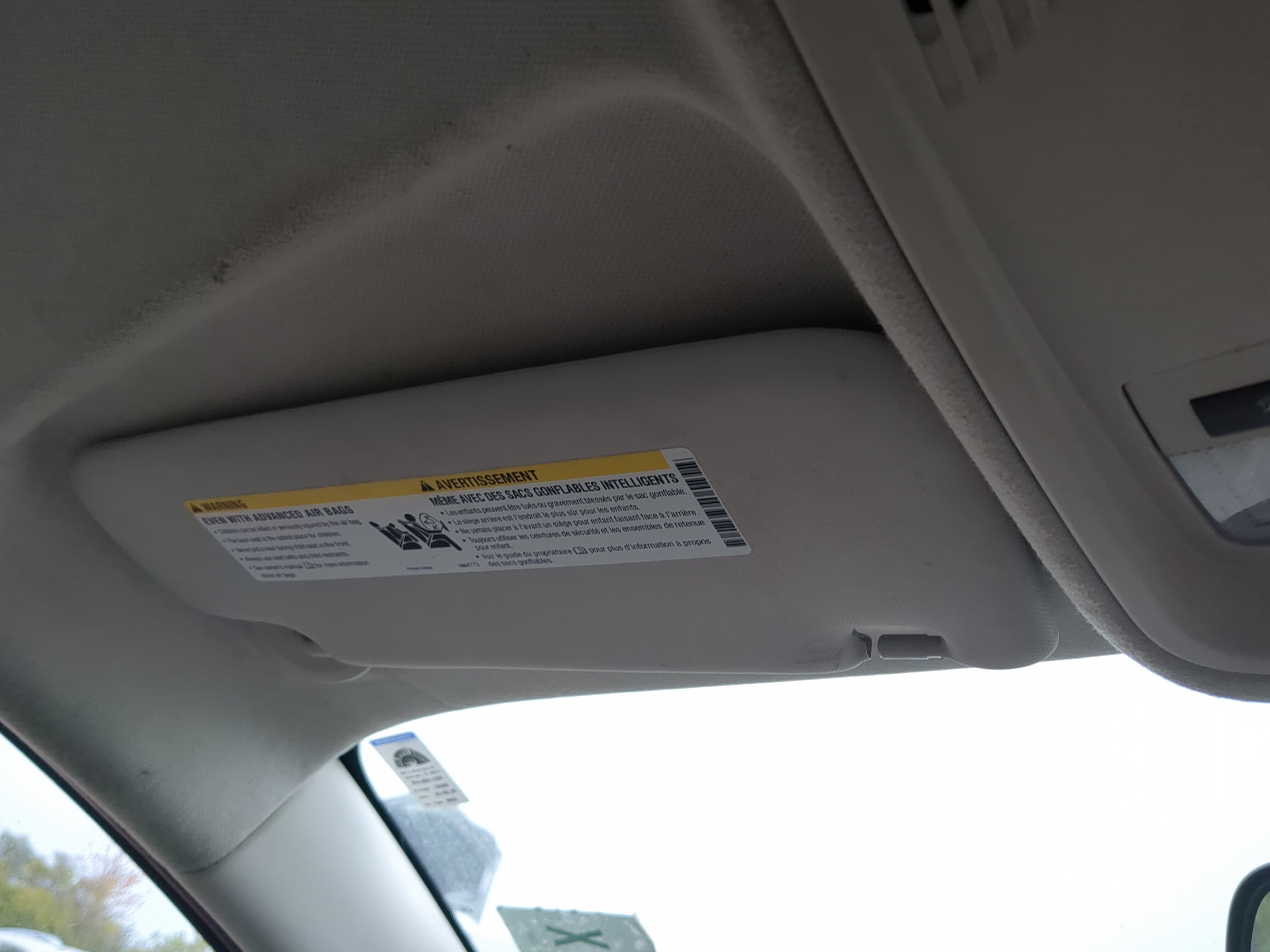 Picture of 2017-2019 Chevrolet Cruze Driver Sun Visor Mirror Left Sunvisor 1059811