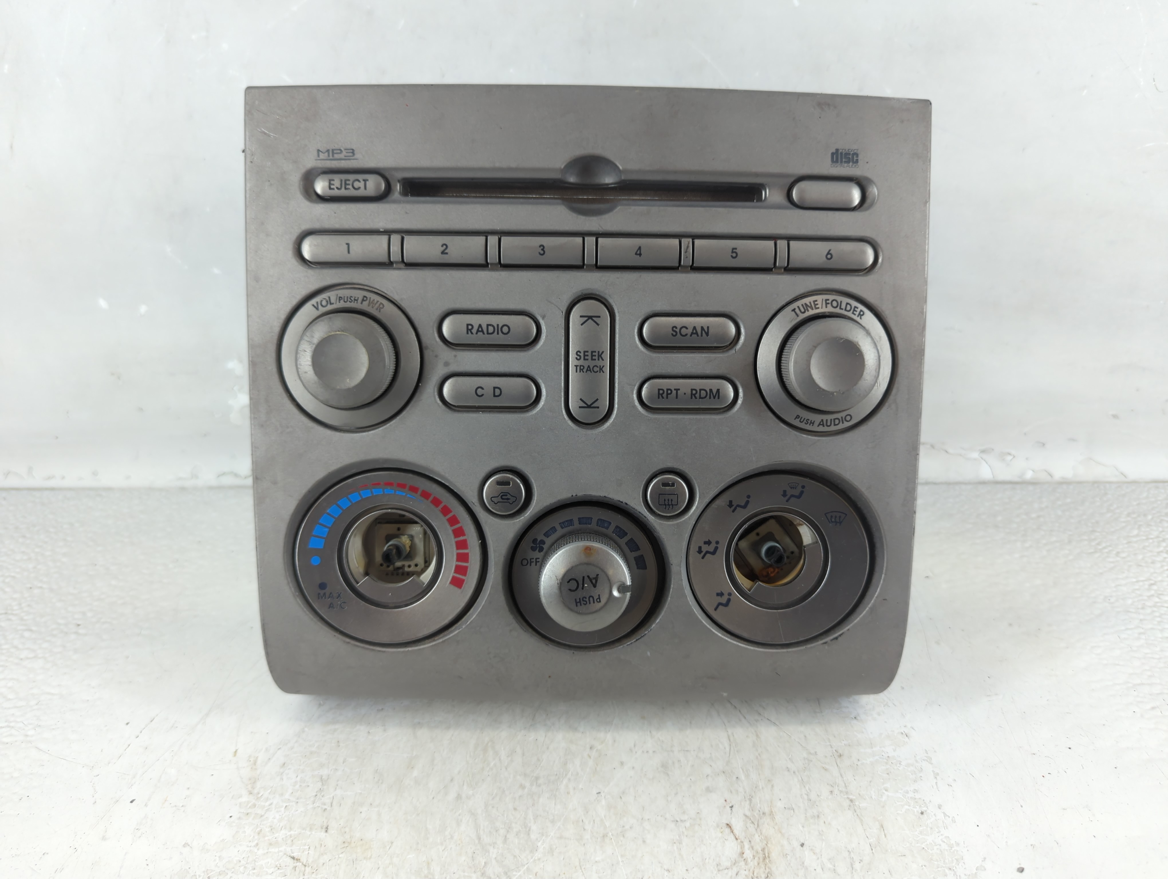 2009-2012 Mitsubishi Galant Am Fm Cd Player Radio Receiver 1059848 - Oemusedautoparts1.com