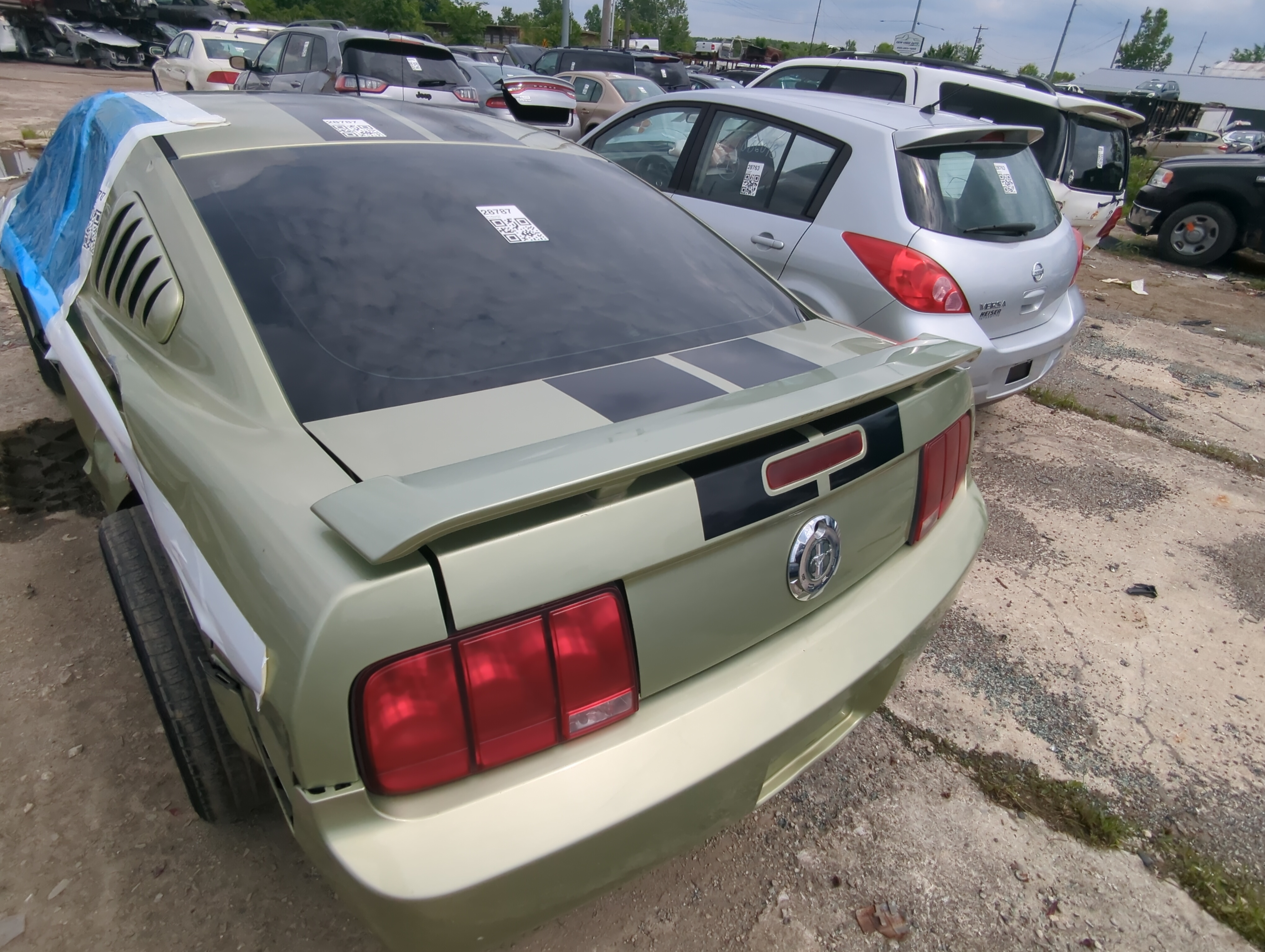 2005-2009 Ford Mustang Trunk/decklid/hatch/tailgate Oem 1060260 - Oemusedautoparts1.com