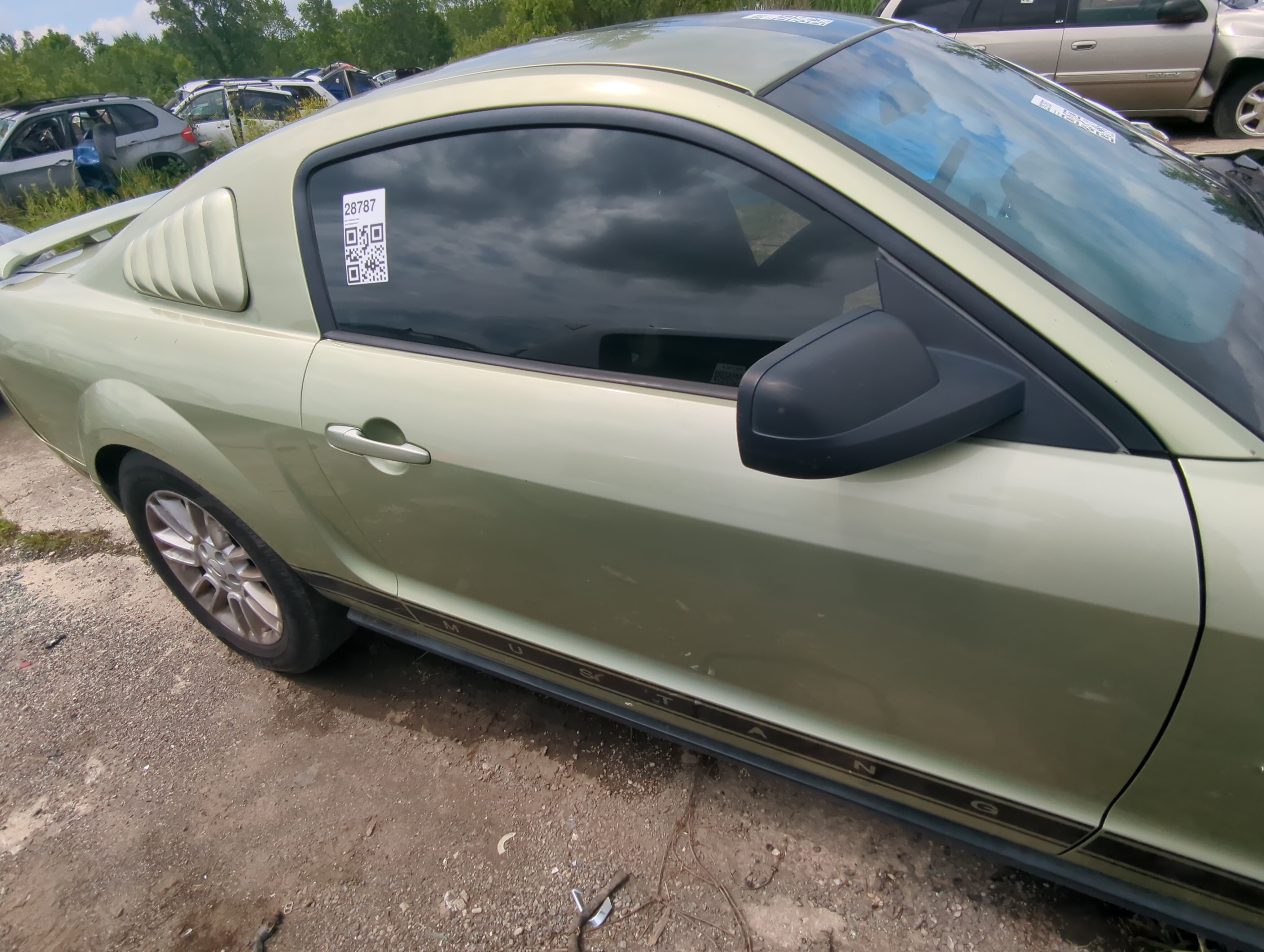 Picture of 2005-2009 Ford Mustang Passenger Front Door Oem 1060283