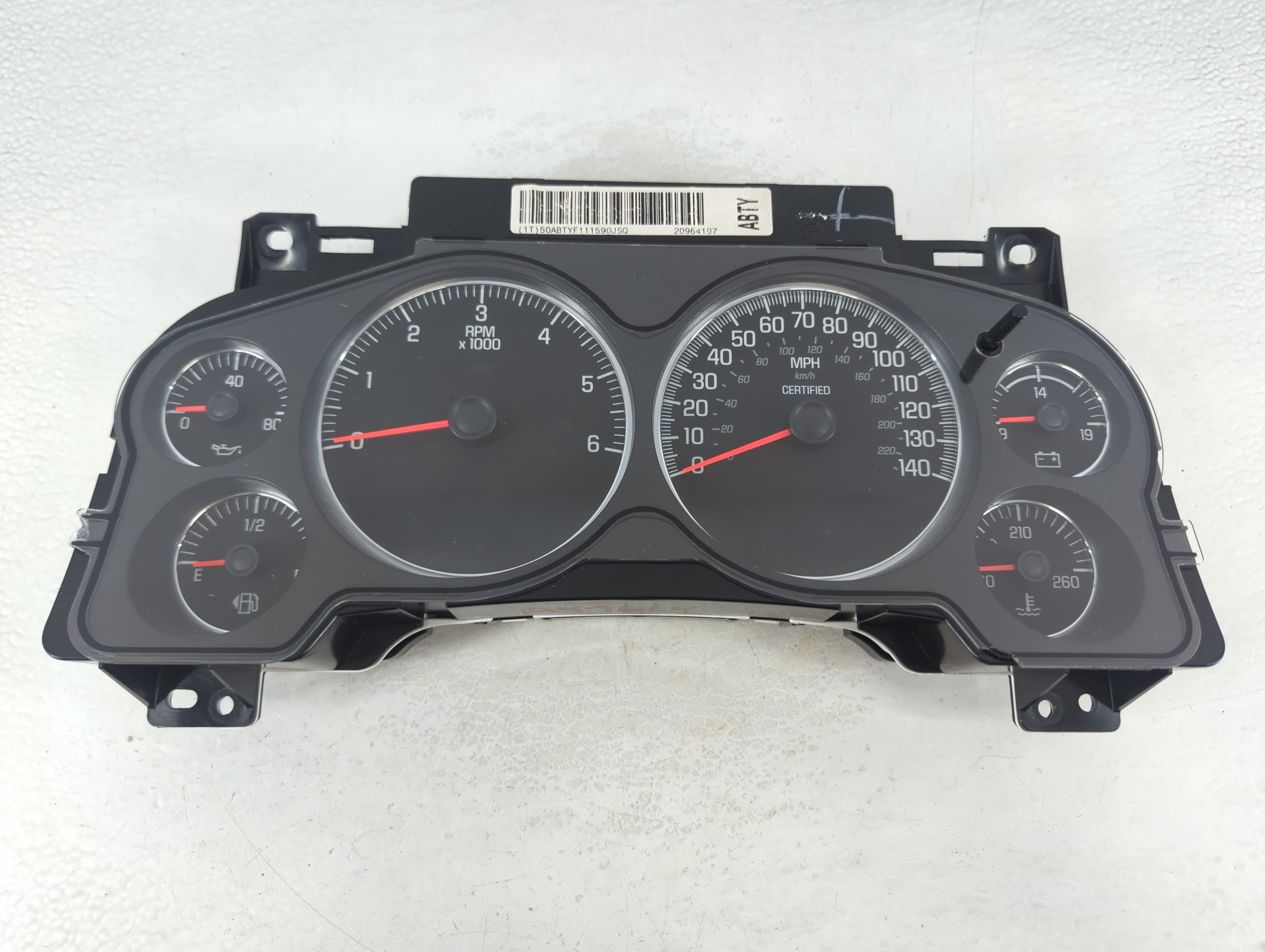 Picture of 2009-2014 Chevrolet Tahoe Speedometer Instrument Cluster Gauges 1060429
