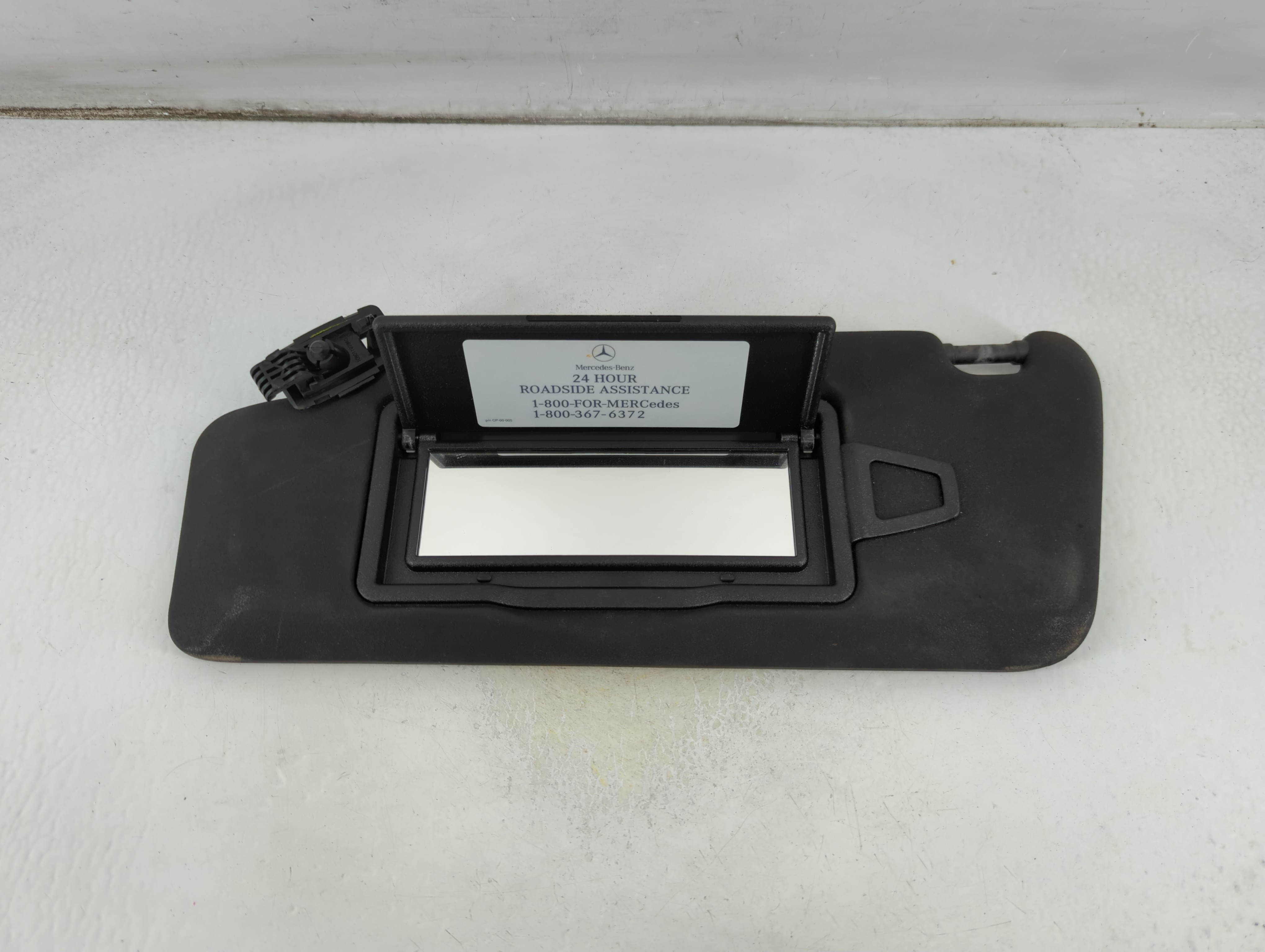 2008-2014 Mercedes-benz C300 Driver Sun Visor Mirror Left Sunvisor Black 1061313 - Oemusedautoparts1.com