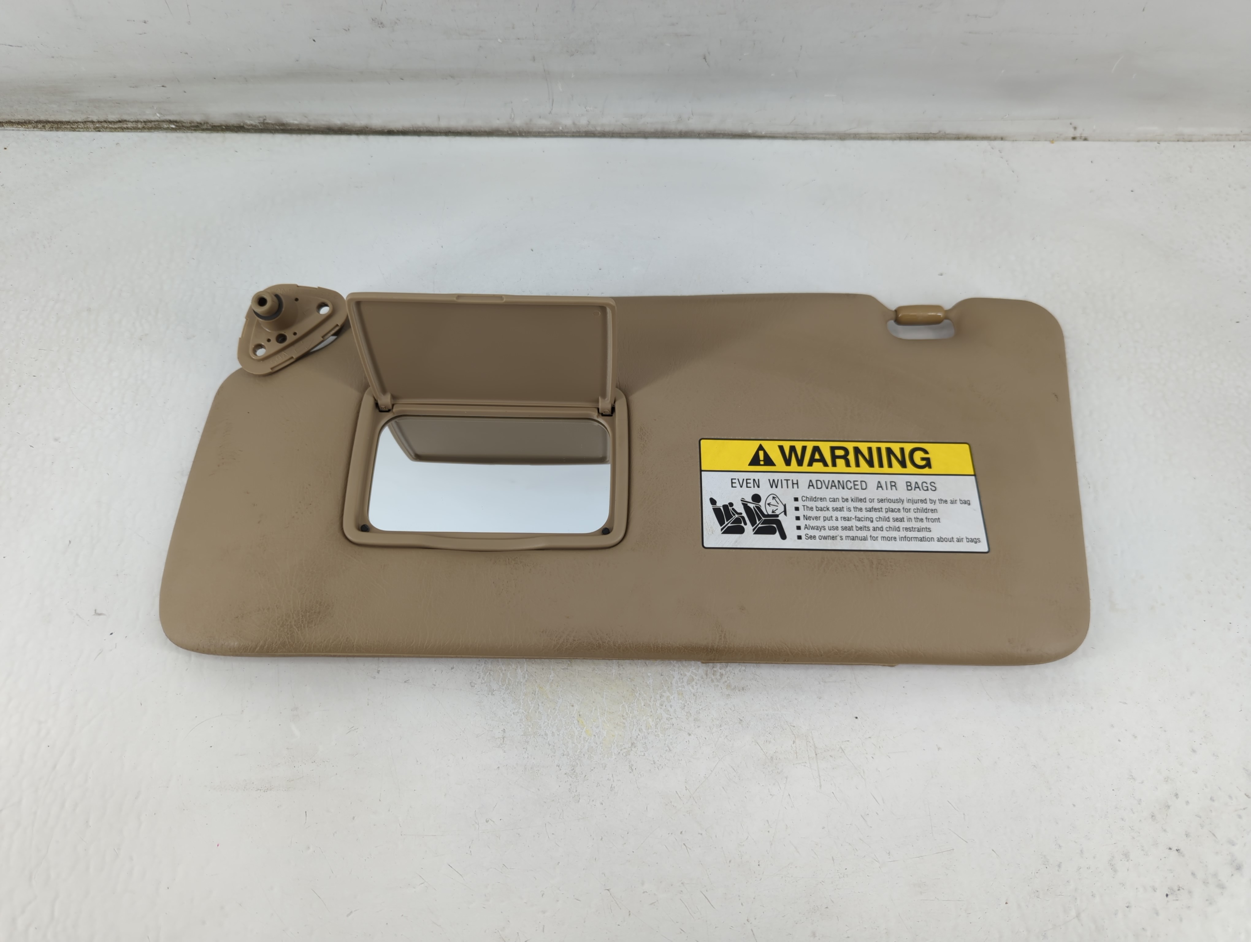 2005-2006 Honda Cr-v Driver Sun Visor Mirror Left Sunvisor Beige 1061354 - Oemusedautoparts1.com