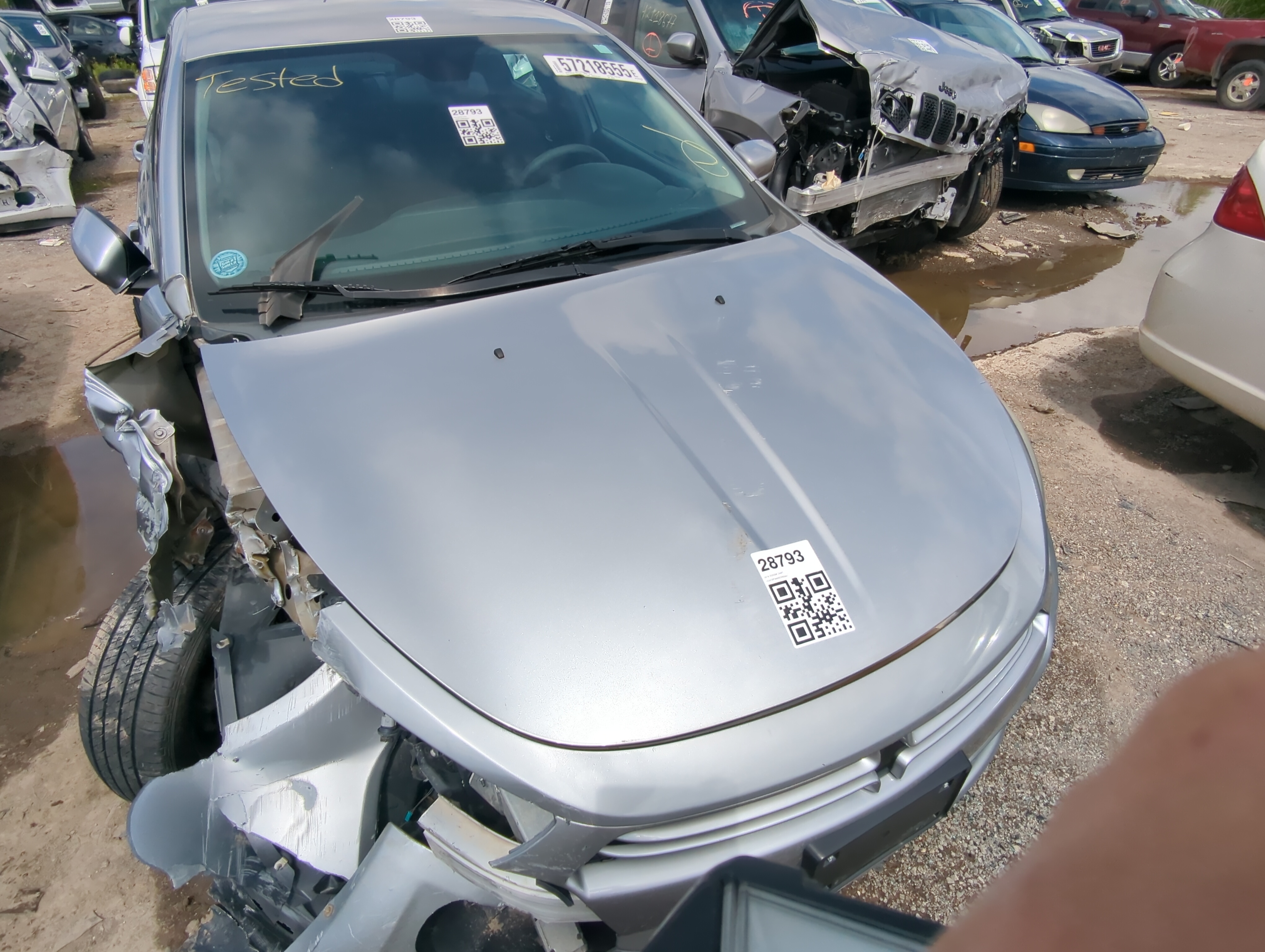 2013-2016 Dodge Dart Hood Oem 1061674 - Oemusedautoparts1.com