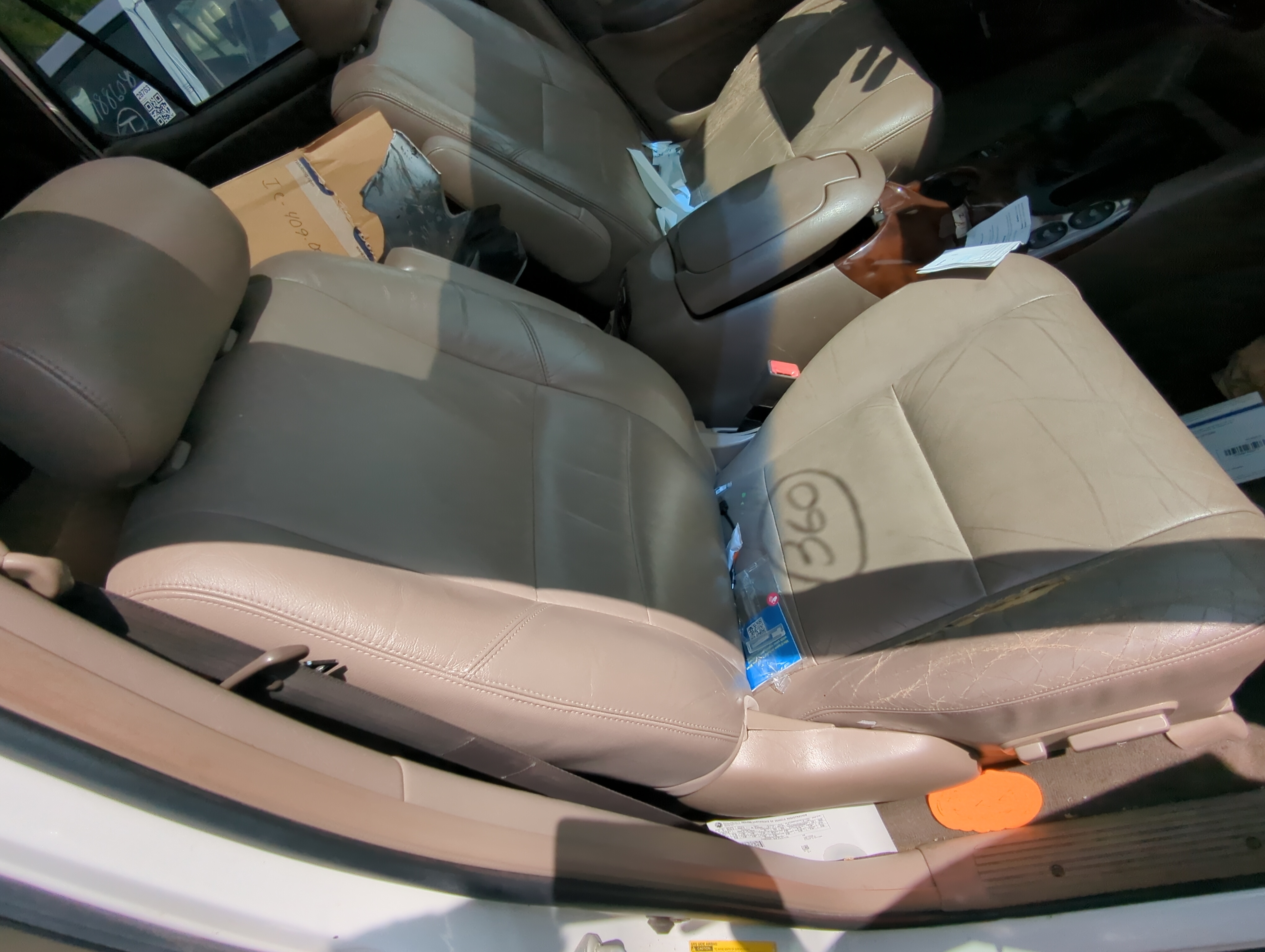 2001-2004 Toyota Sequoia Passenger Front Seat Oem Beige 1061843 - Oemusedautoparts1.com