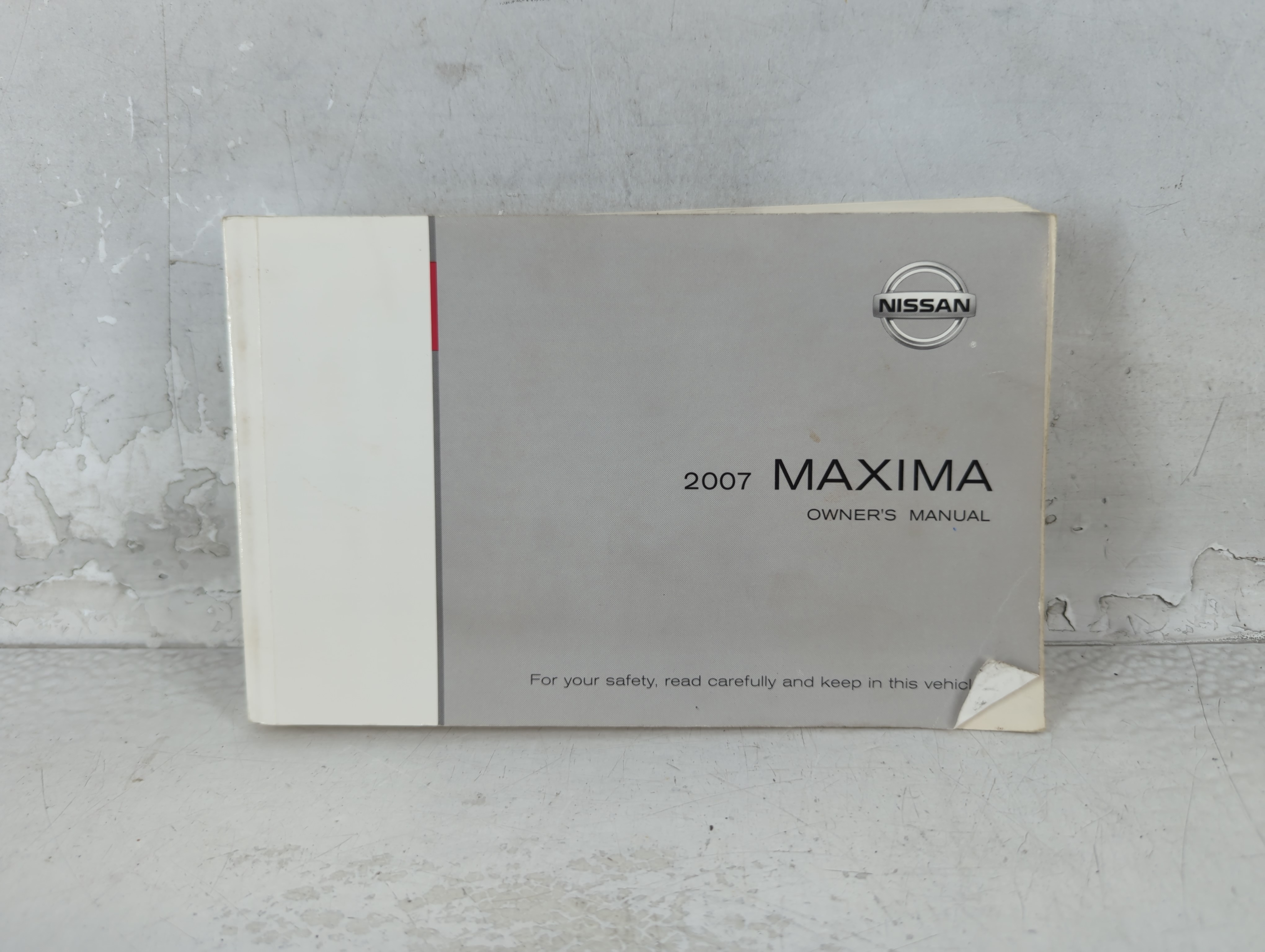 2007 Nissan Maxima Owners Manual Book Guide 1061998 - Oemusedautoparts1.com