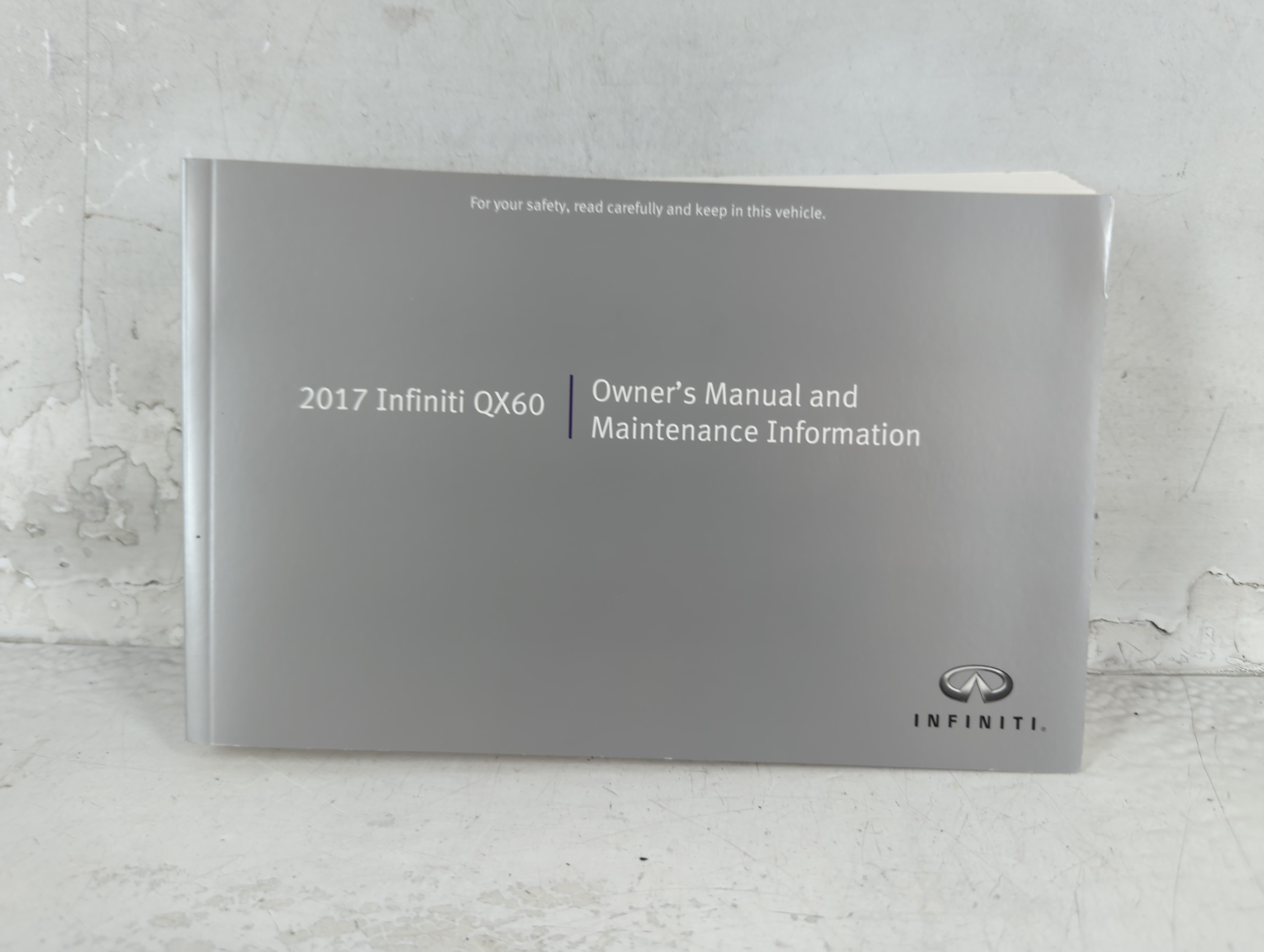 2017 Infiniti Qx60 Owners Manual Book Guide 1062178 - Oemusedautoparts1.com