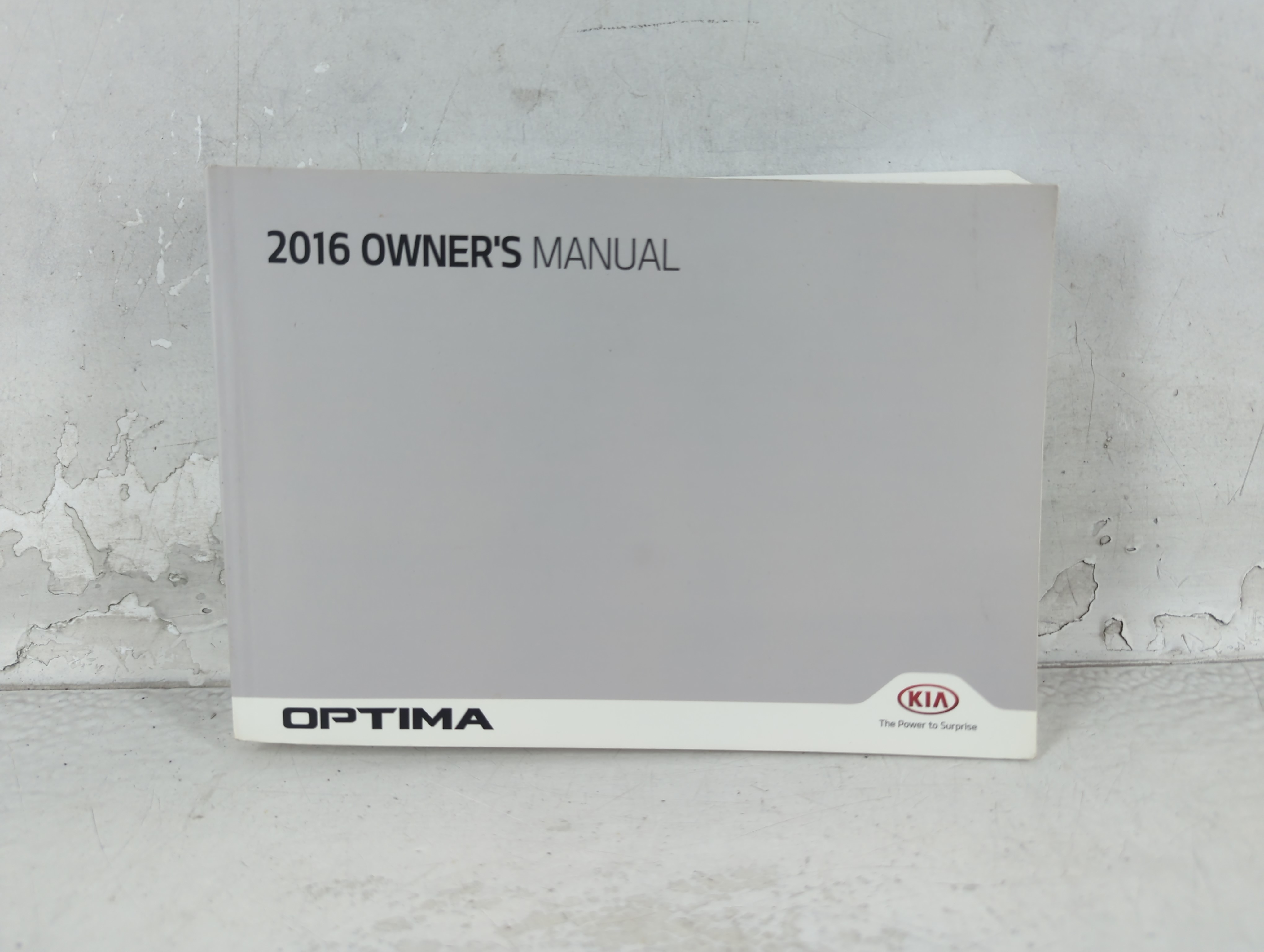 2016 Kia Optima Owners Manual Book Guide 1062222 - Oemusedautoparts1.com