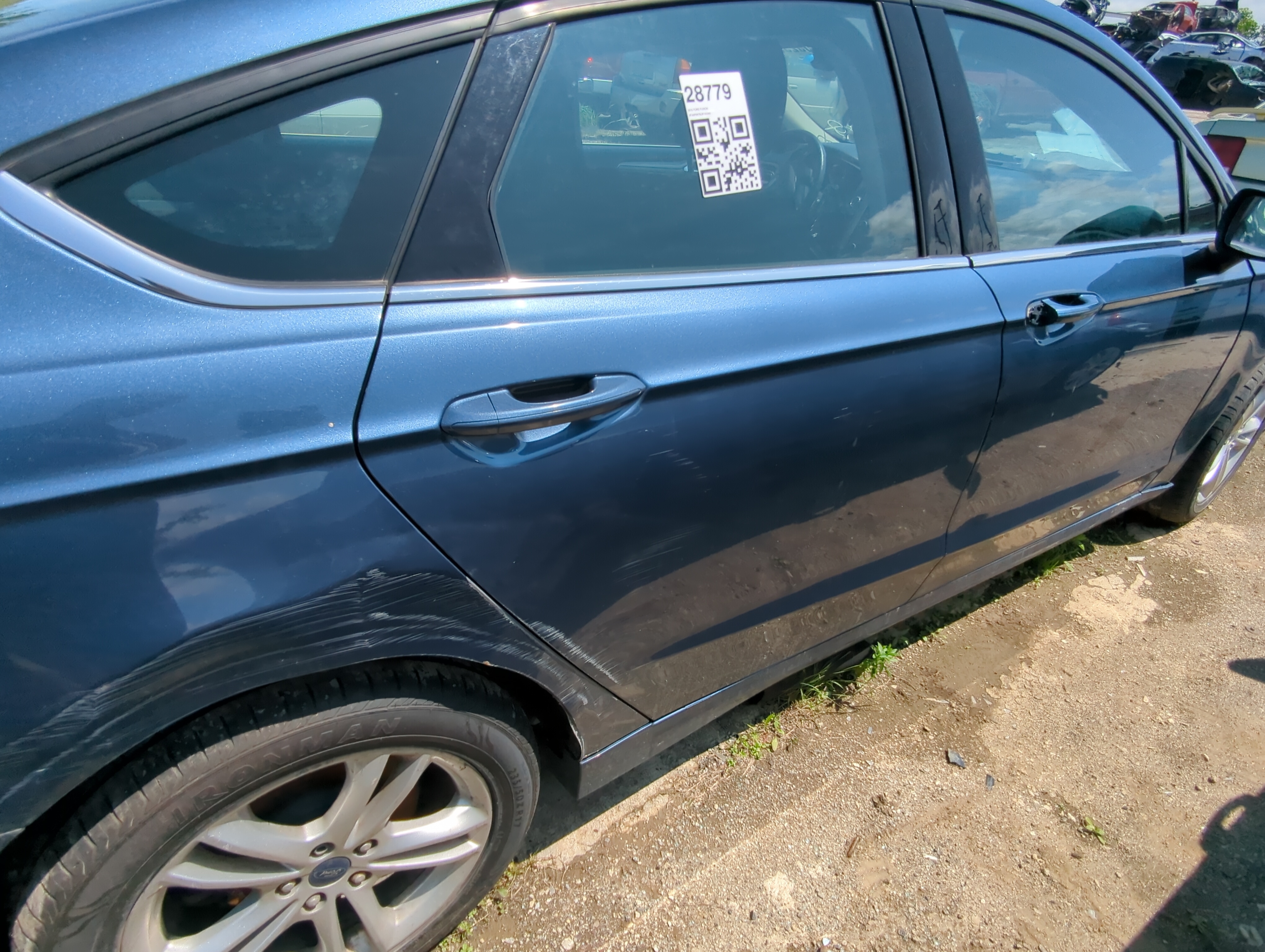 2017-2020 Ford Fusion Passenger Rear Door Oem 1062716 - Oemusedautoparts1.com