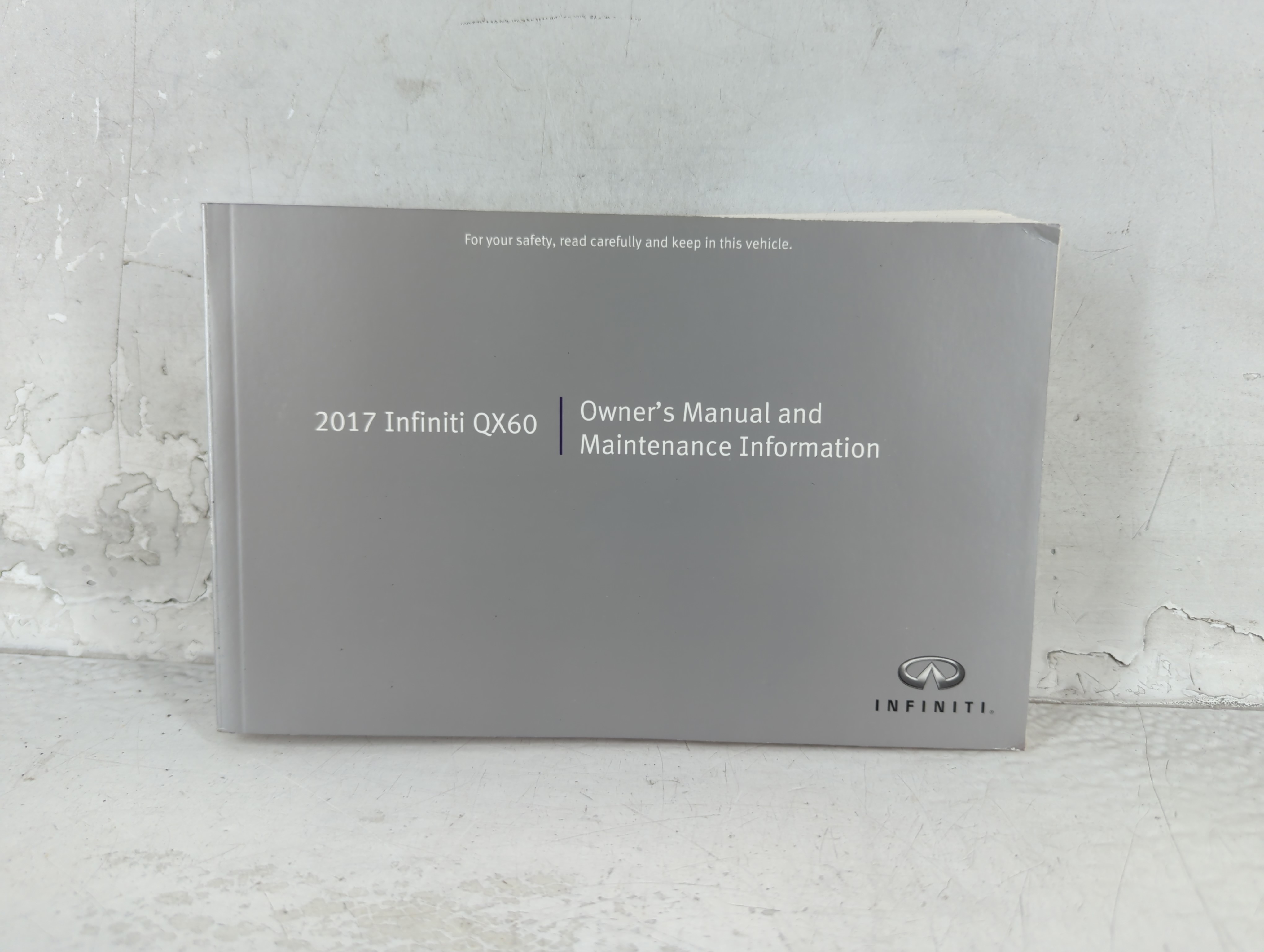 2017 Infiniti Qx60 Owners Manual Book Guide 1062820 - Oemusedautoparts1.com