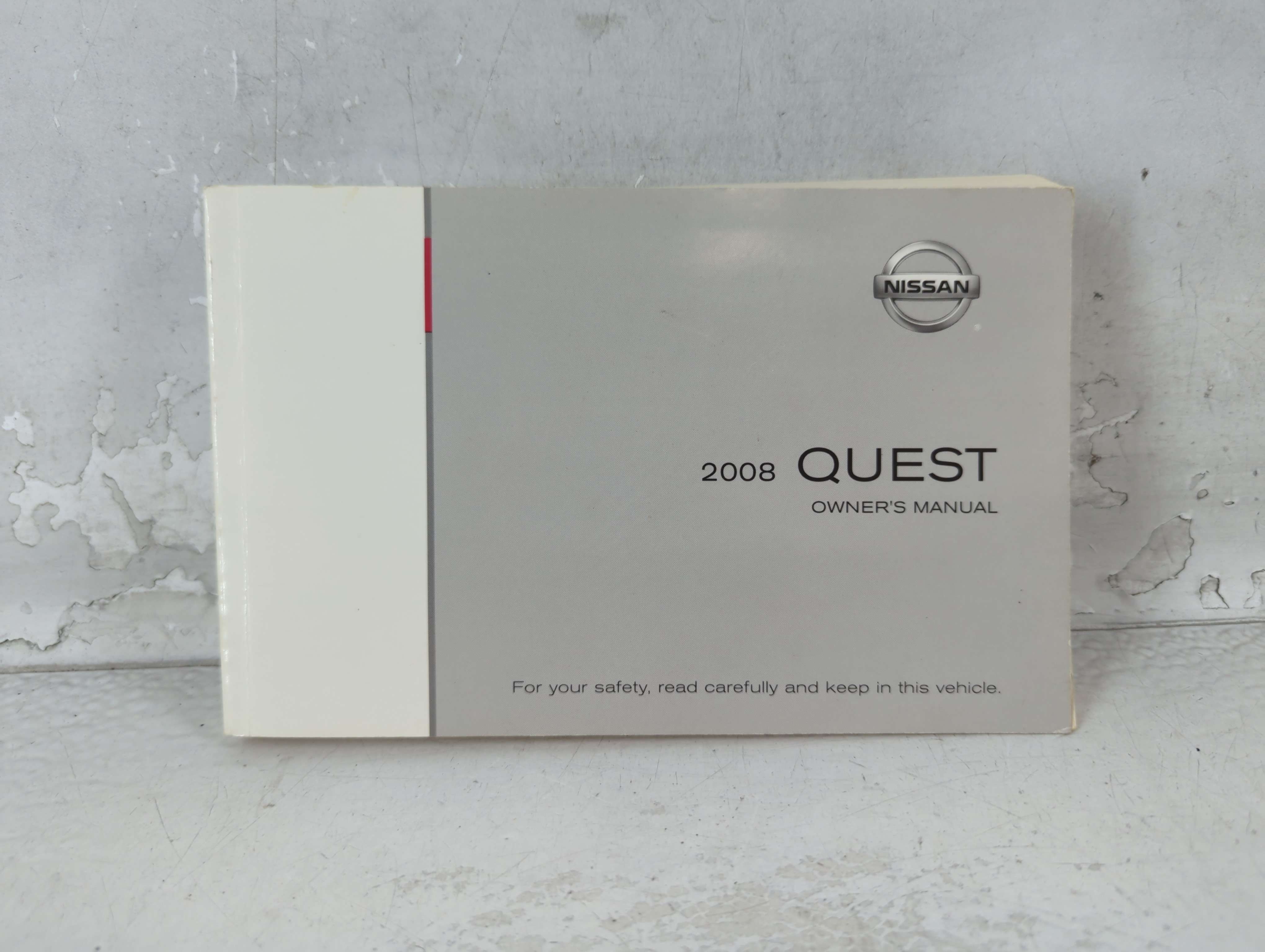 2008 Nissan Quest Owners Manual Book Guide 1062845 - Oemusedautoparts1.com