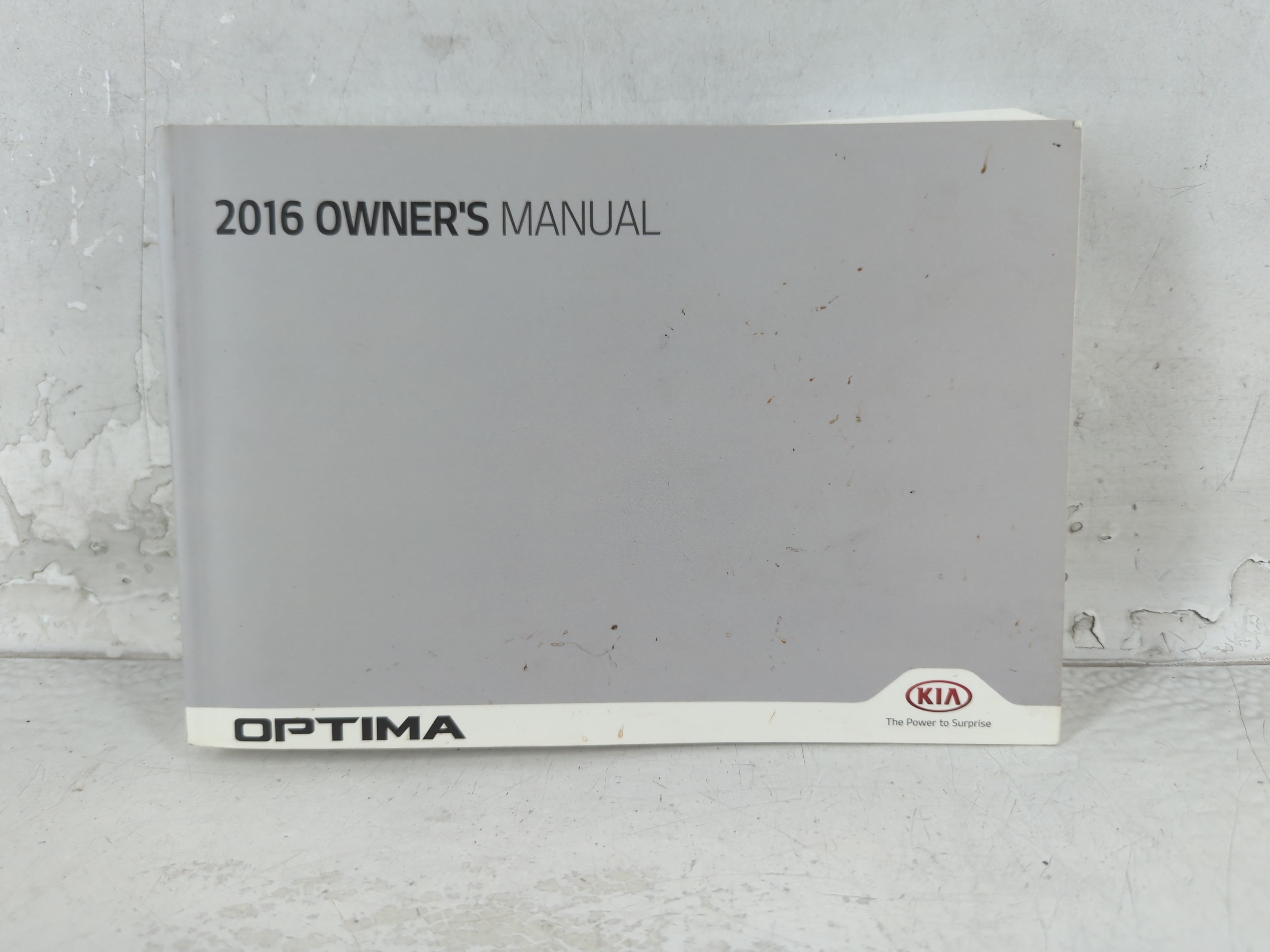 2016 Kia Optima Owners Manual Book Guide 1062861 - Oemusedautoparts1.com