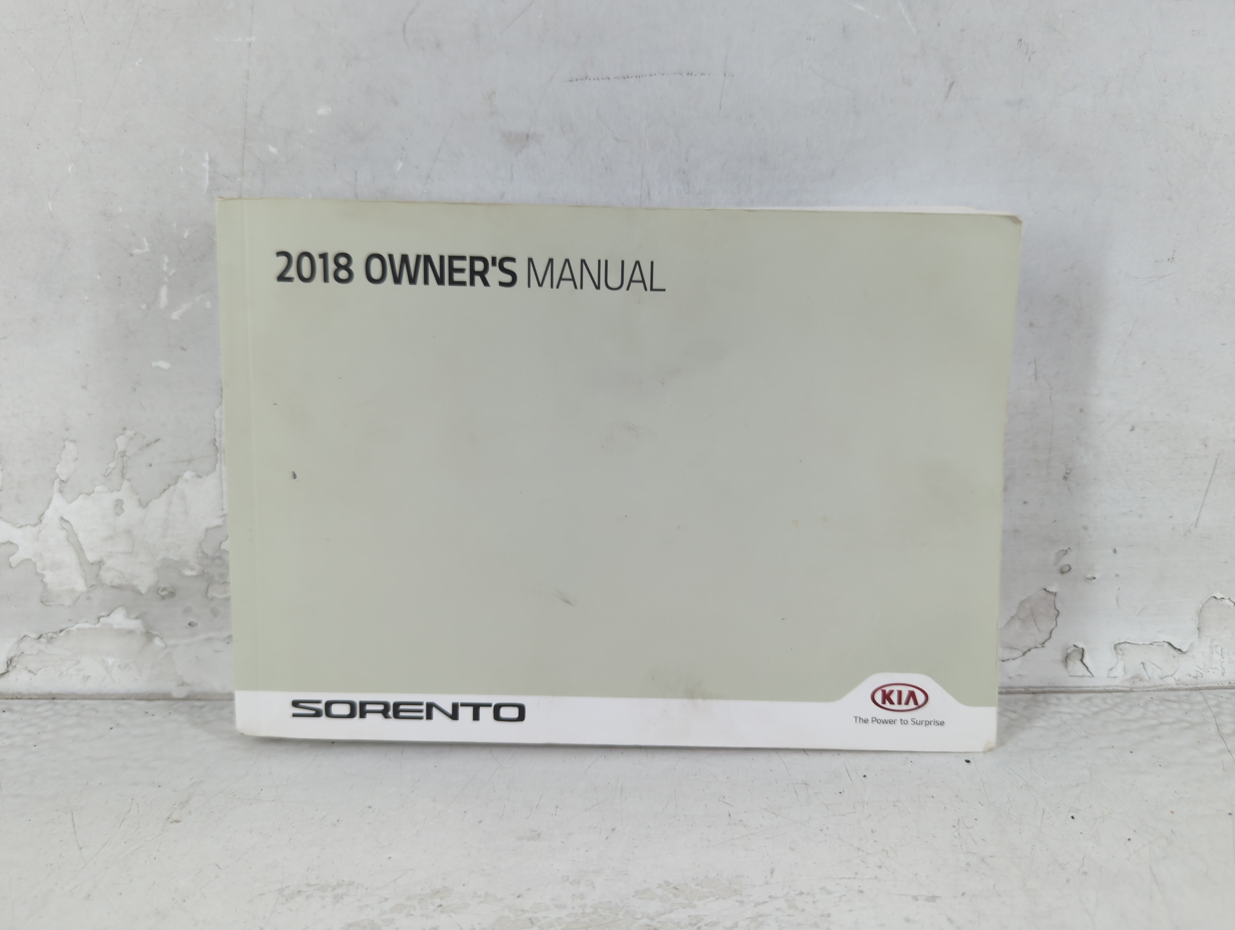 2018 Kia Sorento Owners Manual Book Guide 1062950 - Oemusedautoparts1.com