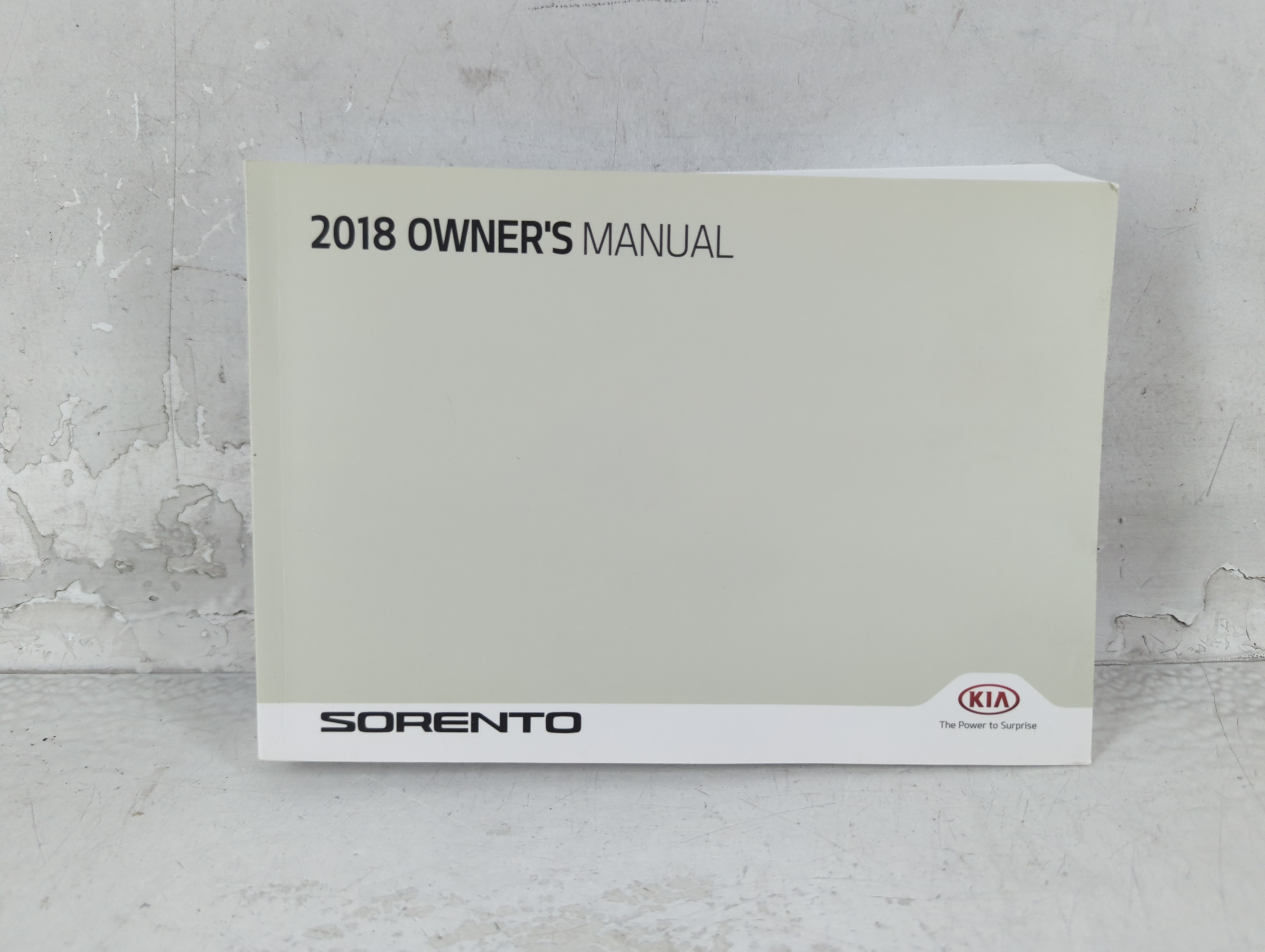 2018 Kia Sorento Owners Manual Book Guide 1063056 - Oemusedautoparts1.com
