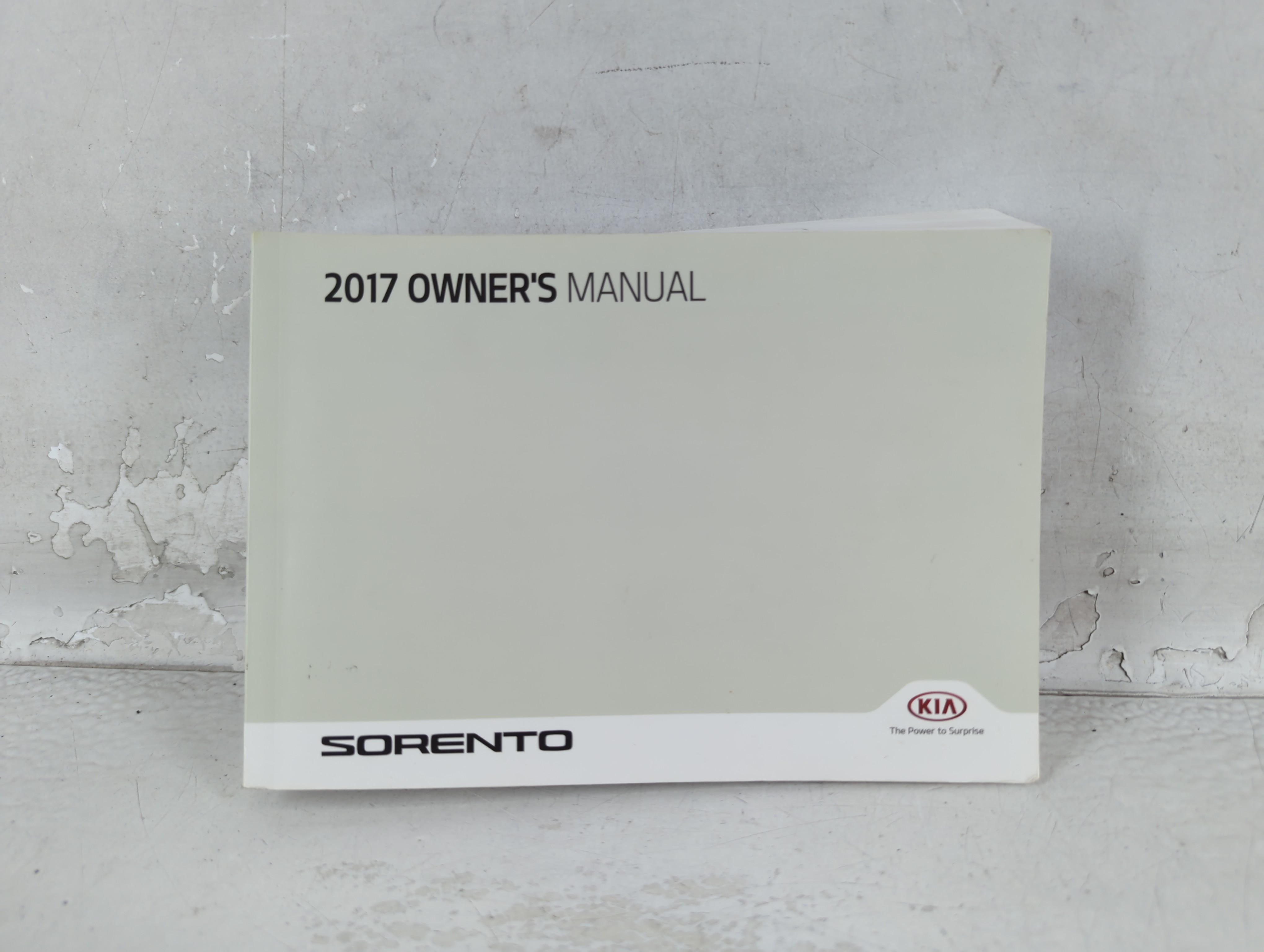 2017 Kia Sorento Owners Manual Book Guide 1063301 - Oemusedautoparts1.com