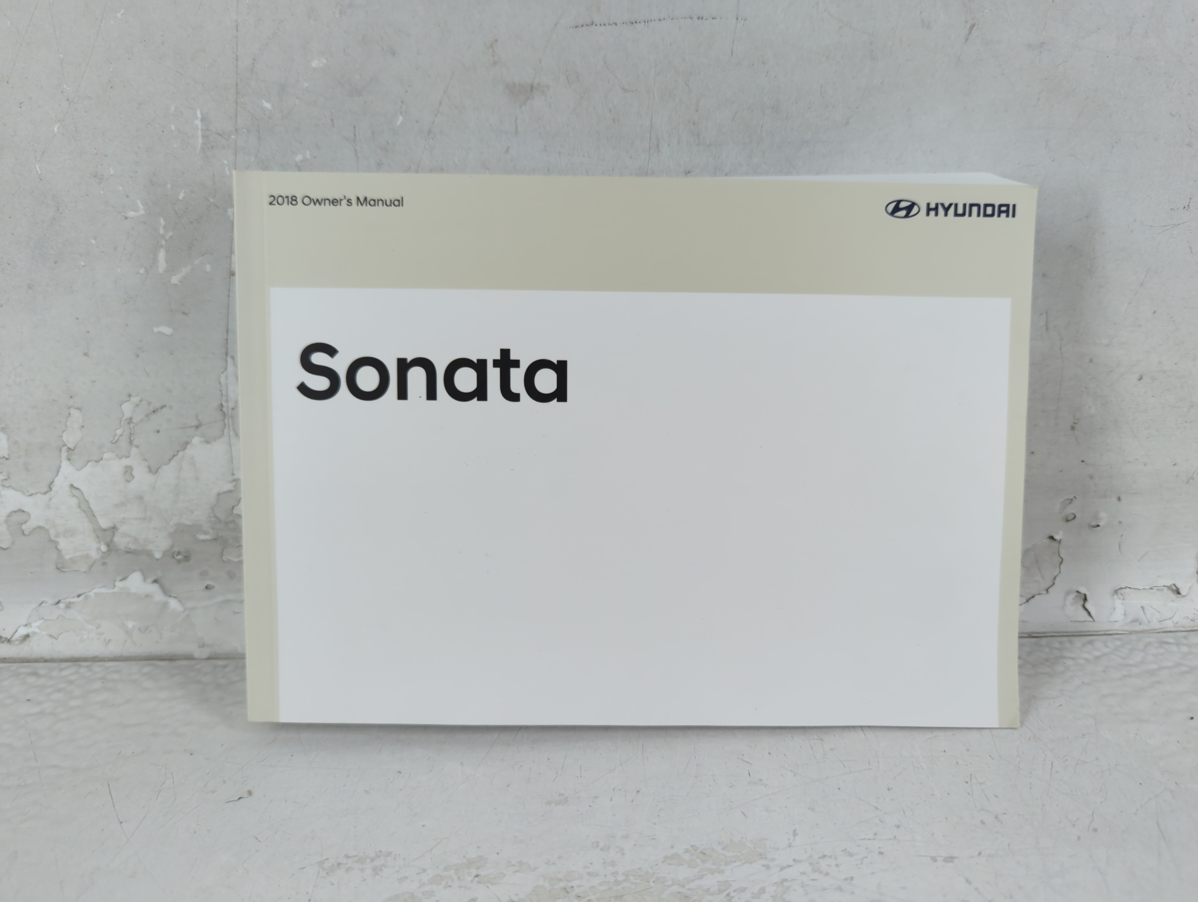 Picture of 2018 Hyundai Sonata Owners Manual Book Guide 1065021